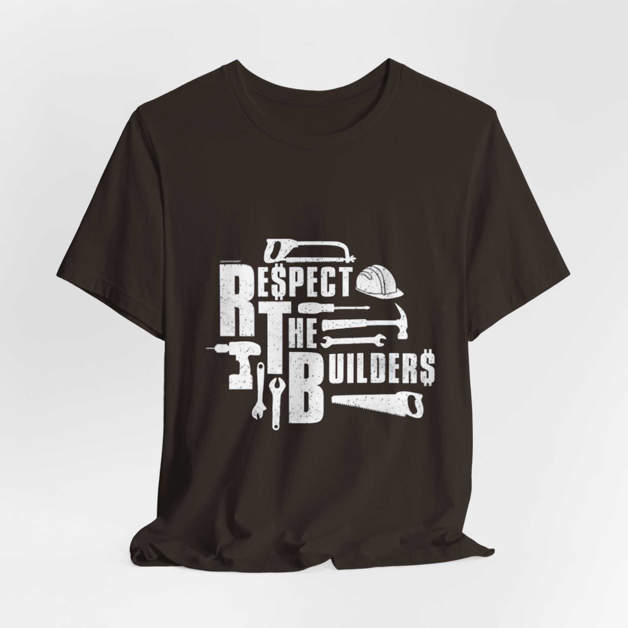 Respect The Builders T-Shirt – Construction Tools Graphic Tee