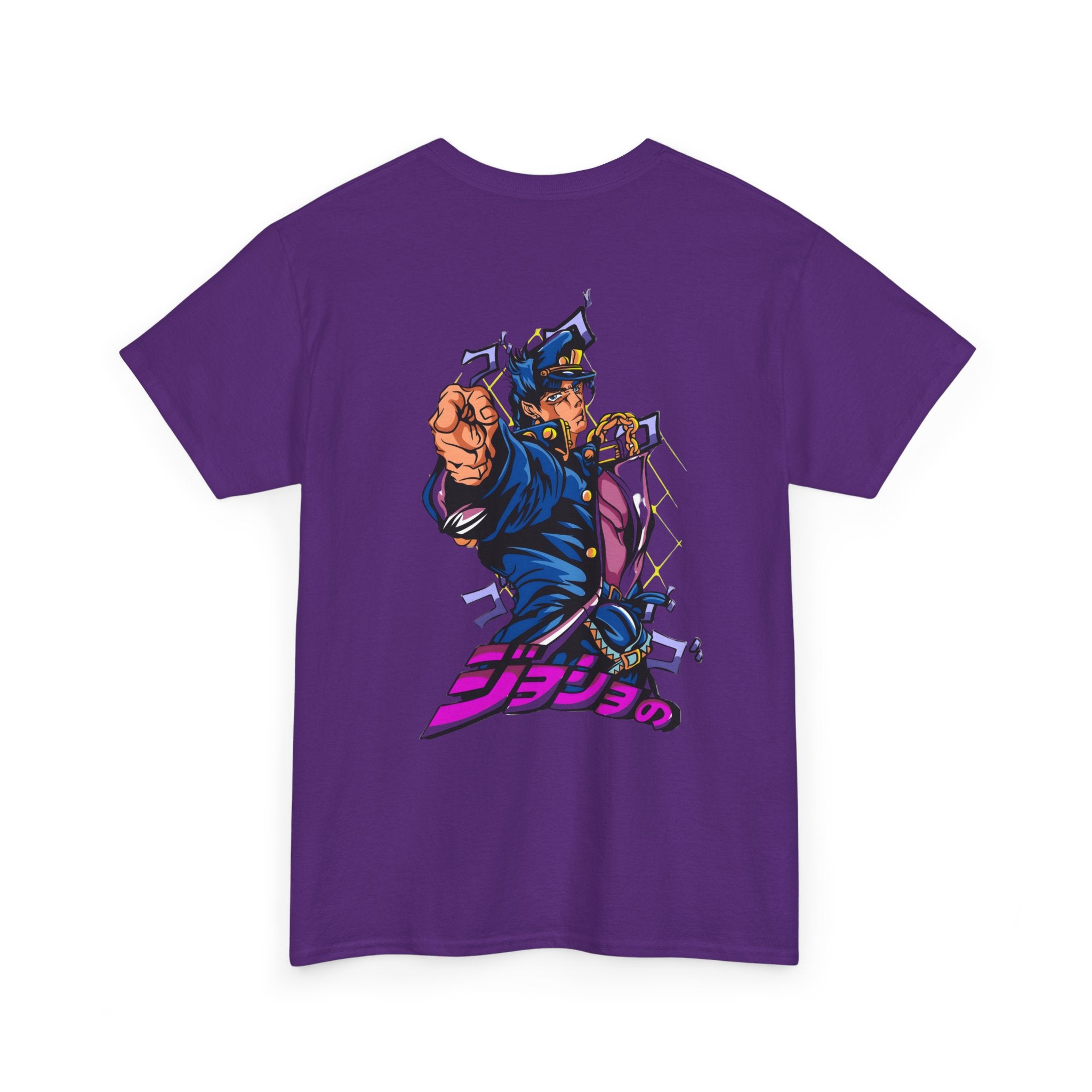 Batman & JoJo's Style Unisex Heavy Cotton Tee, Casual Wear, Graphic Tee, Streetwear, Cool Gift, Anime Shirt