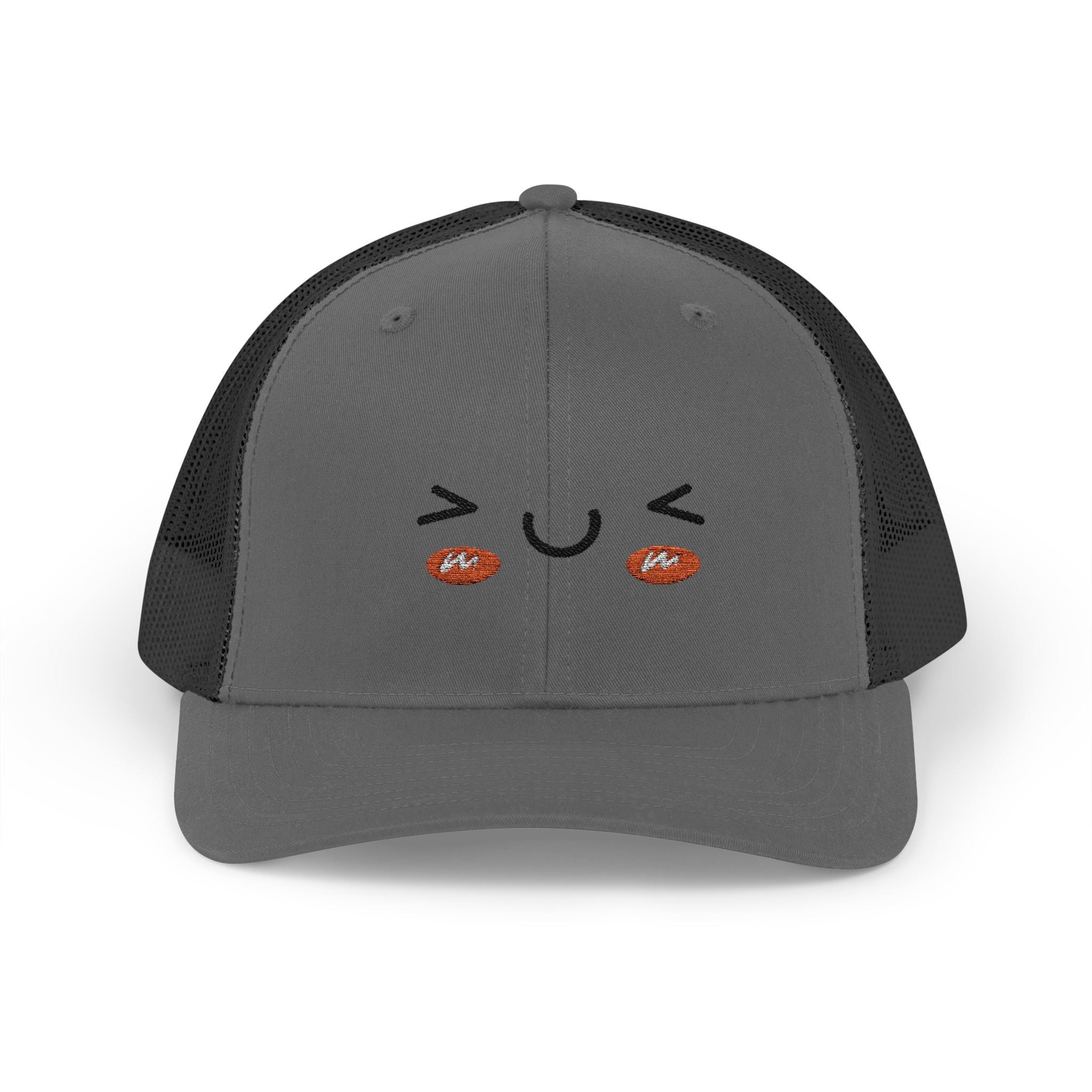 Kawaii Blushing Face Snapback Trucker Cap