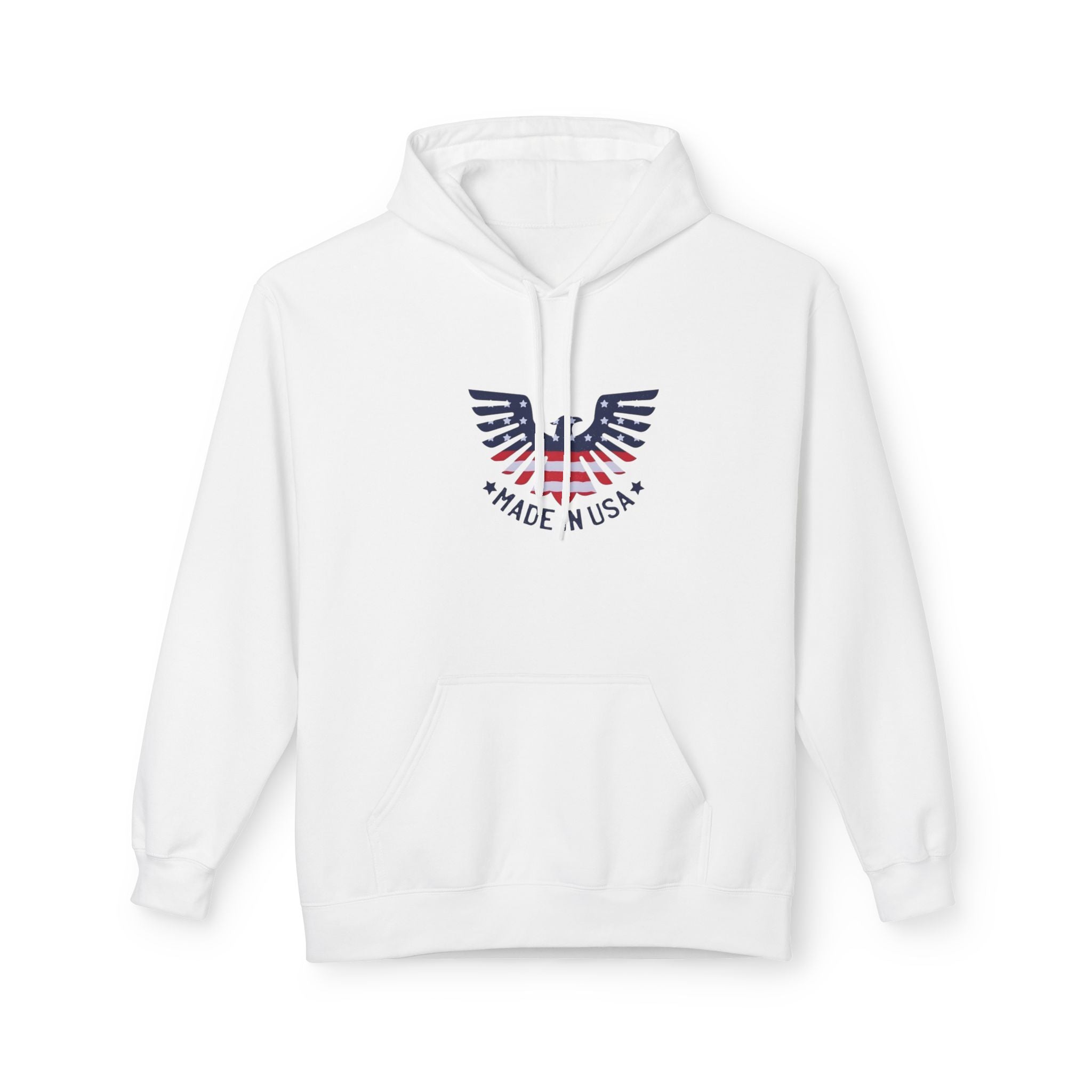 Made in USA Eagle Hoodie – Patriotic American Flag Pullover