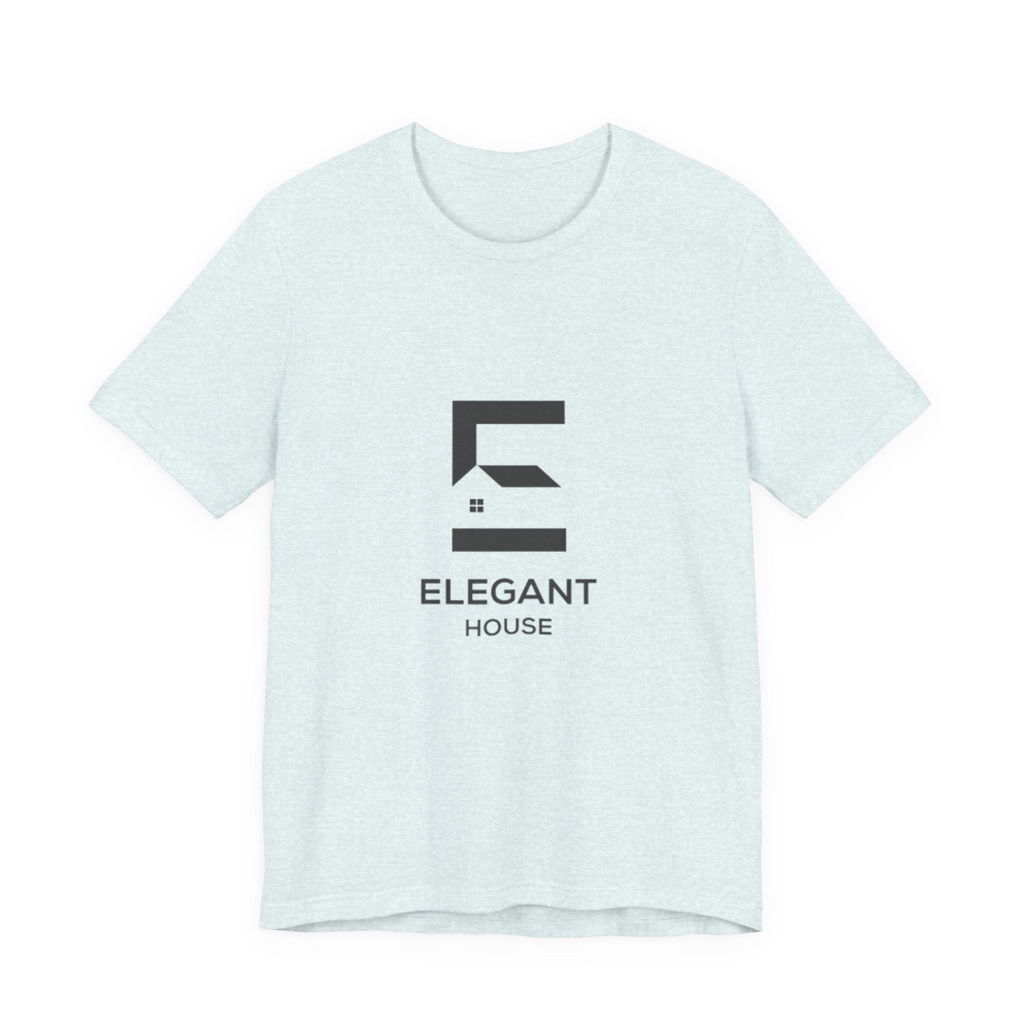 Elegant House Logo T-Shirt — Minimal Real Estate Branding Tee