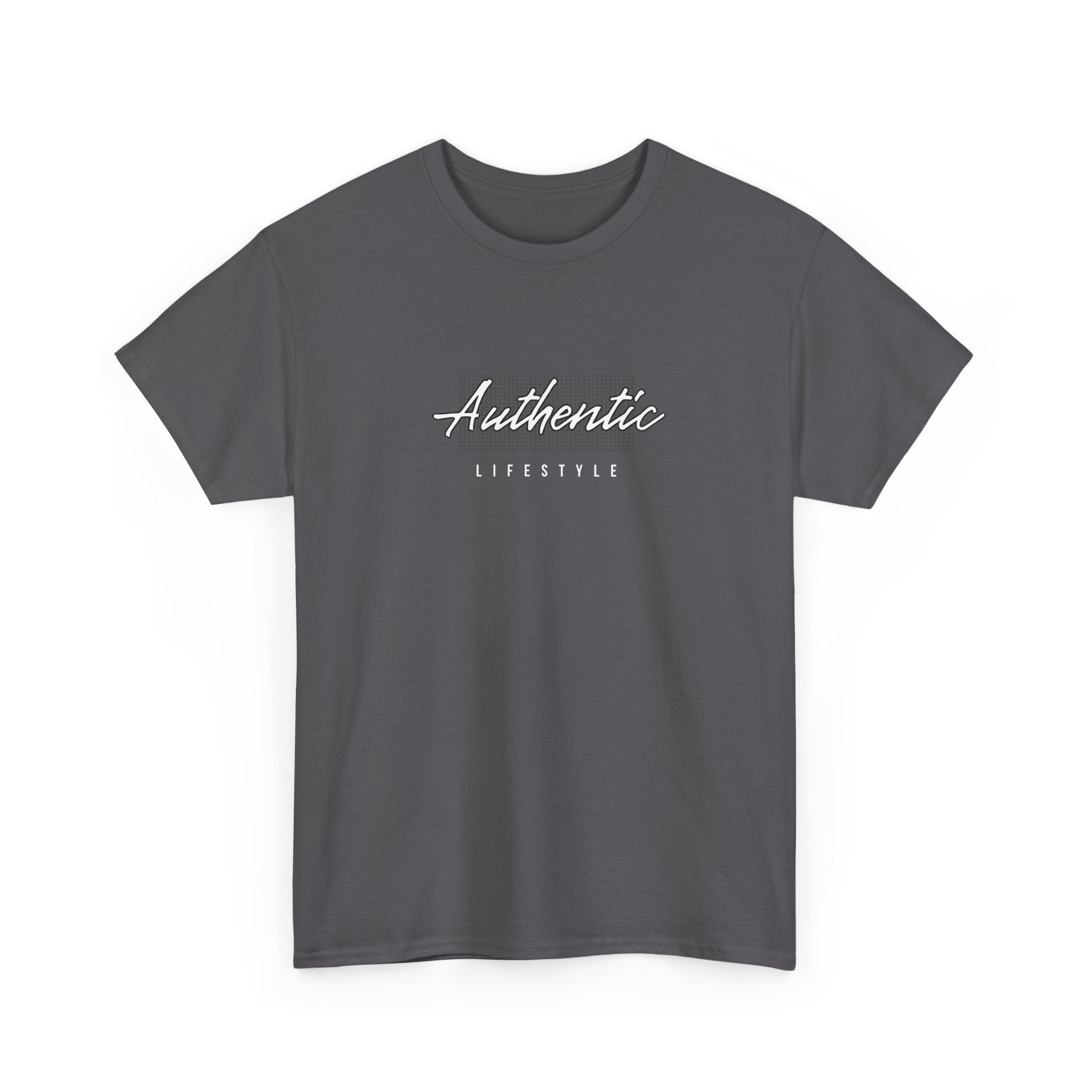 Authentic Lifestyle T-Shirt — Minimal Script Graphic Tee