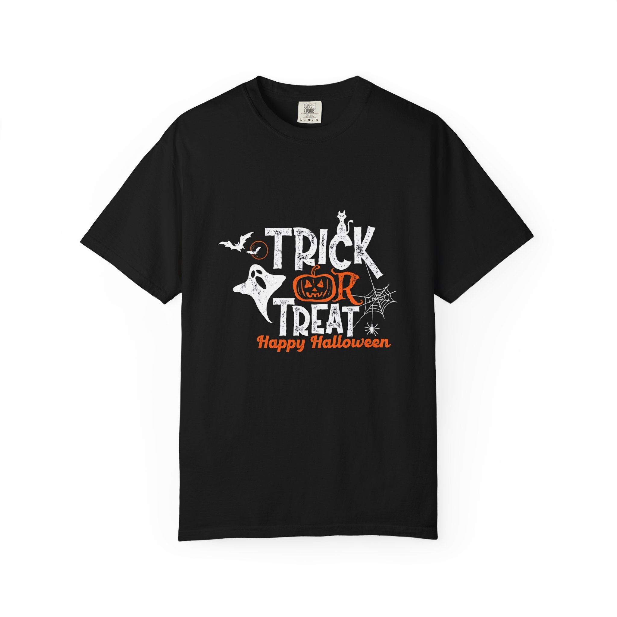 Halloween Trick or Treat T-Shirt, Spooky T-Shirt, Unisex Halloween Apparel, Funny Halloween Gift, October Party Shirt, Casual Halloween Wear