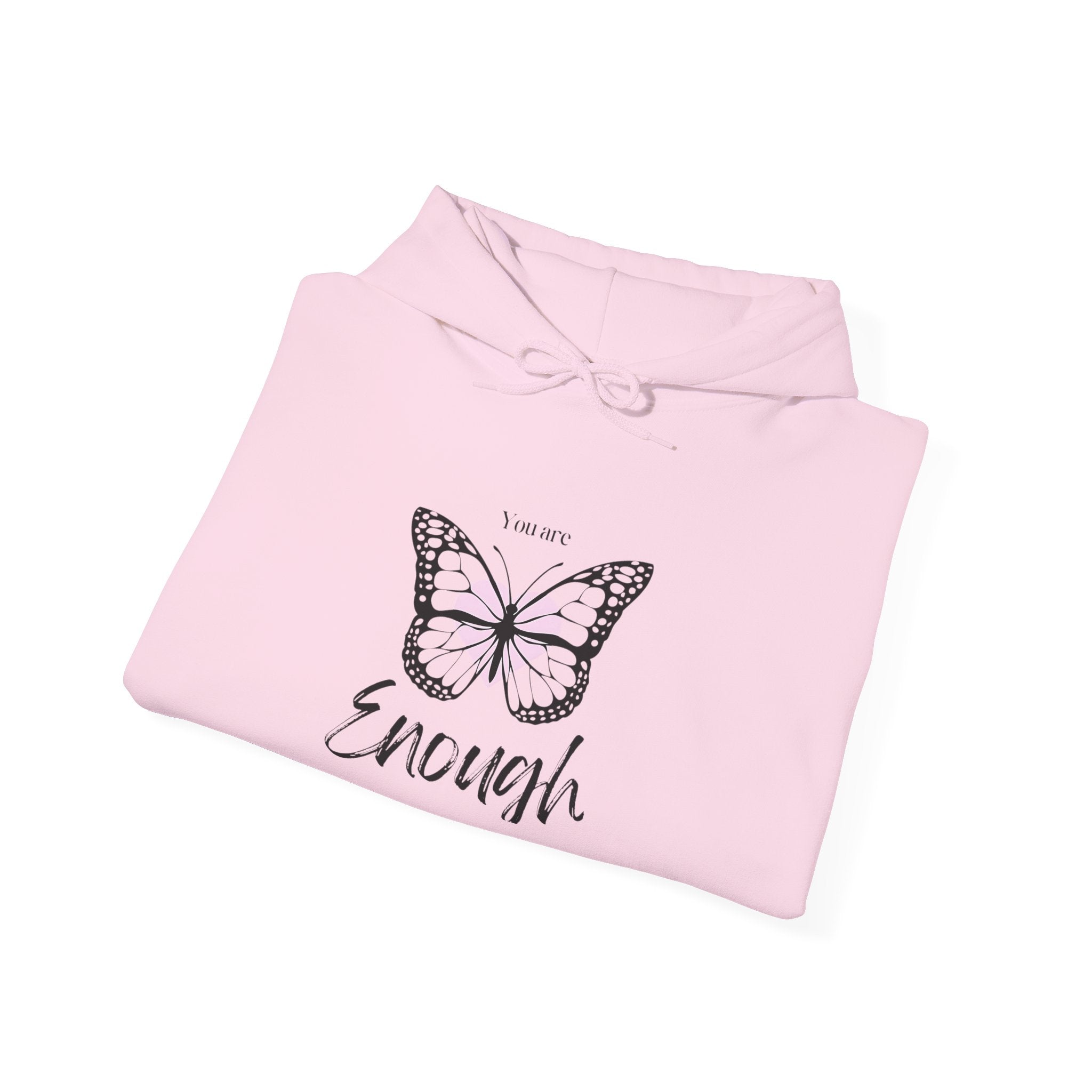 Inspirational Butterfly Graphic Hoodie - Motivational Sweatshirt for Women & Men, Perfect Gift for Birthdays, Affirmation, Everyday Wear