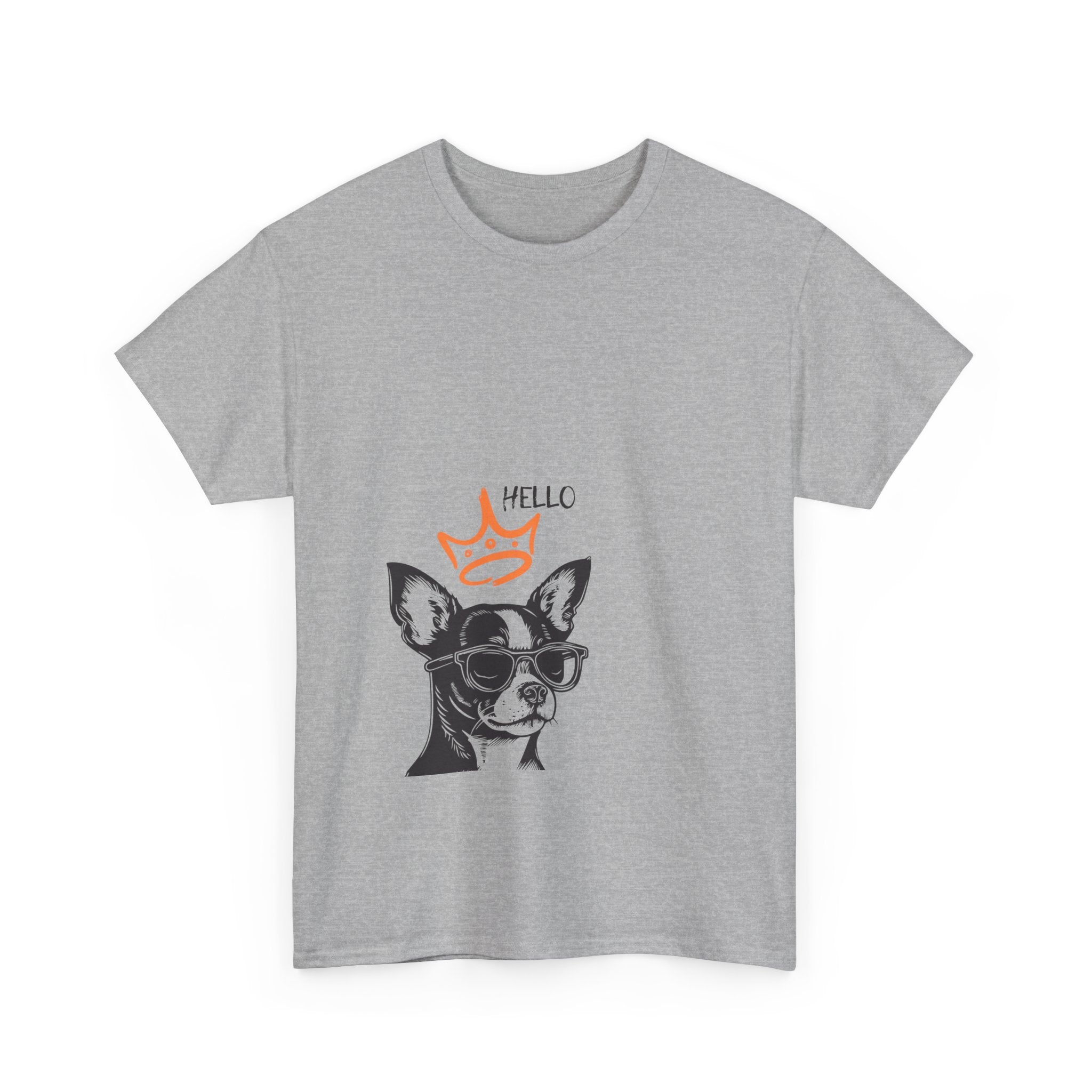 Chihuahua Crown Tee — Cute Sunglasses Dog Graphic T-Shirt