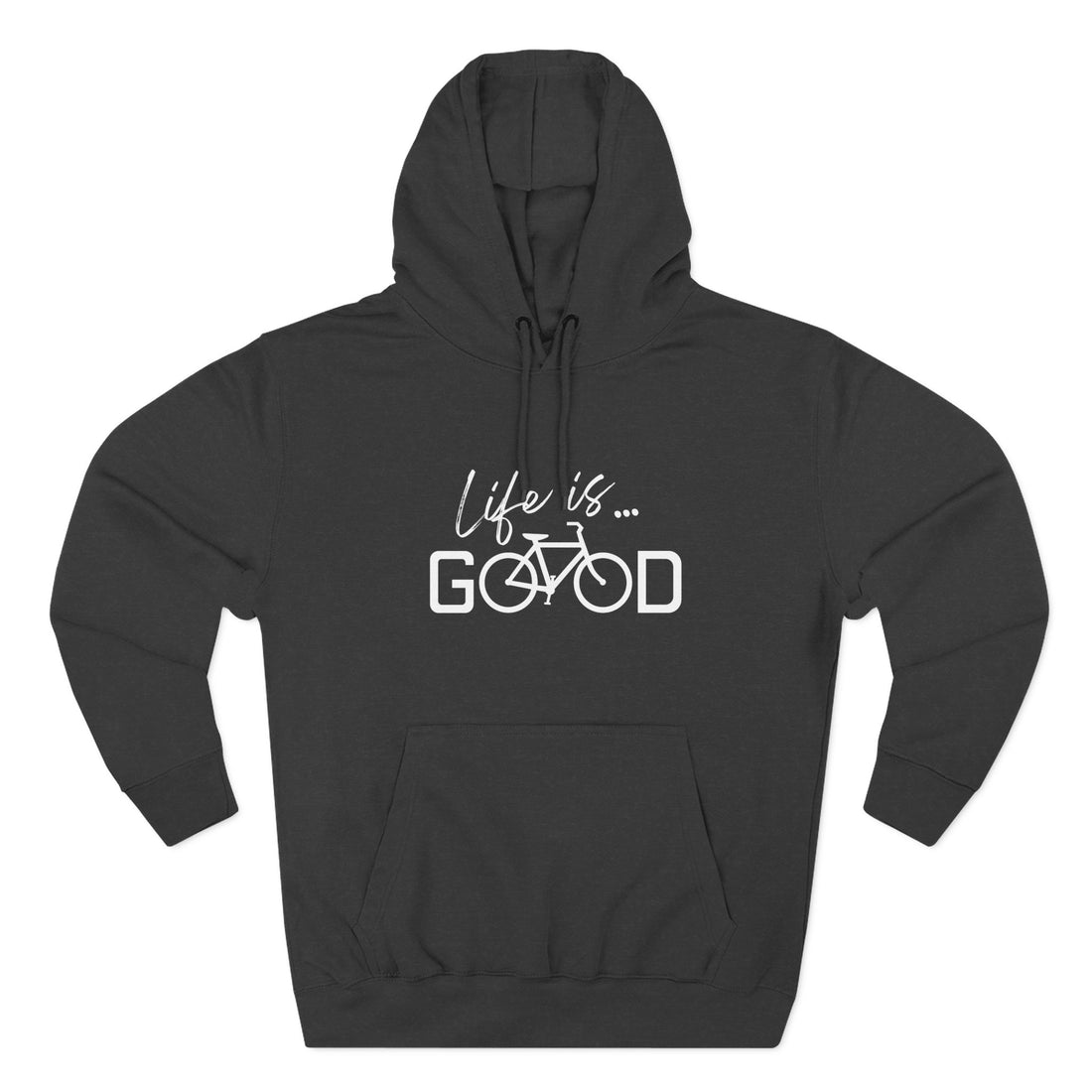 Life Is Good Bicycle Hoodie — Cozy Cycling Graphic Pullover