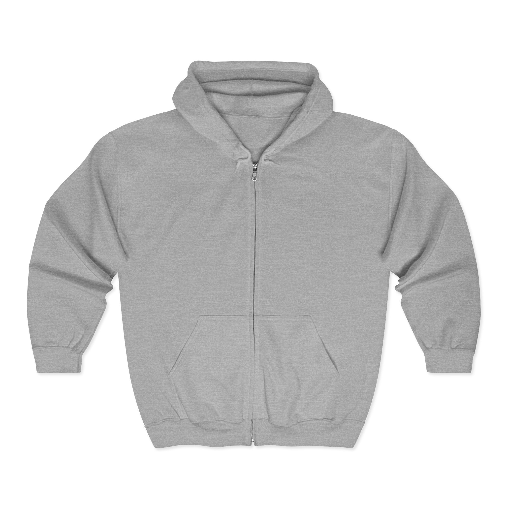 Cozy Full Zip Hooded Sweatshirt | Unisex Hoodie for Casual Wear, Great for Gifts, Relaxing, Outdoor Adventures, Every Season