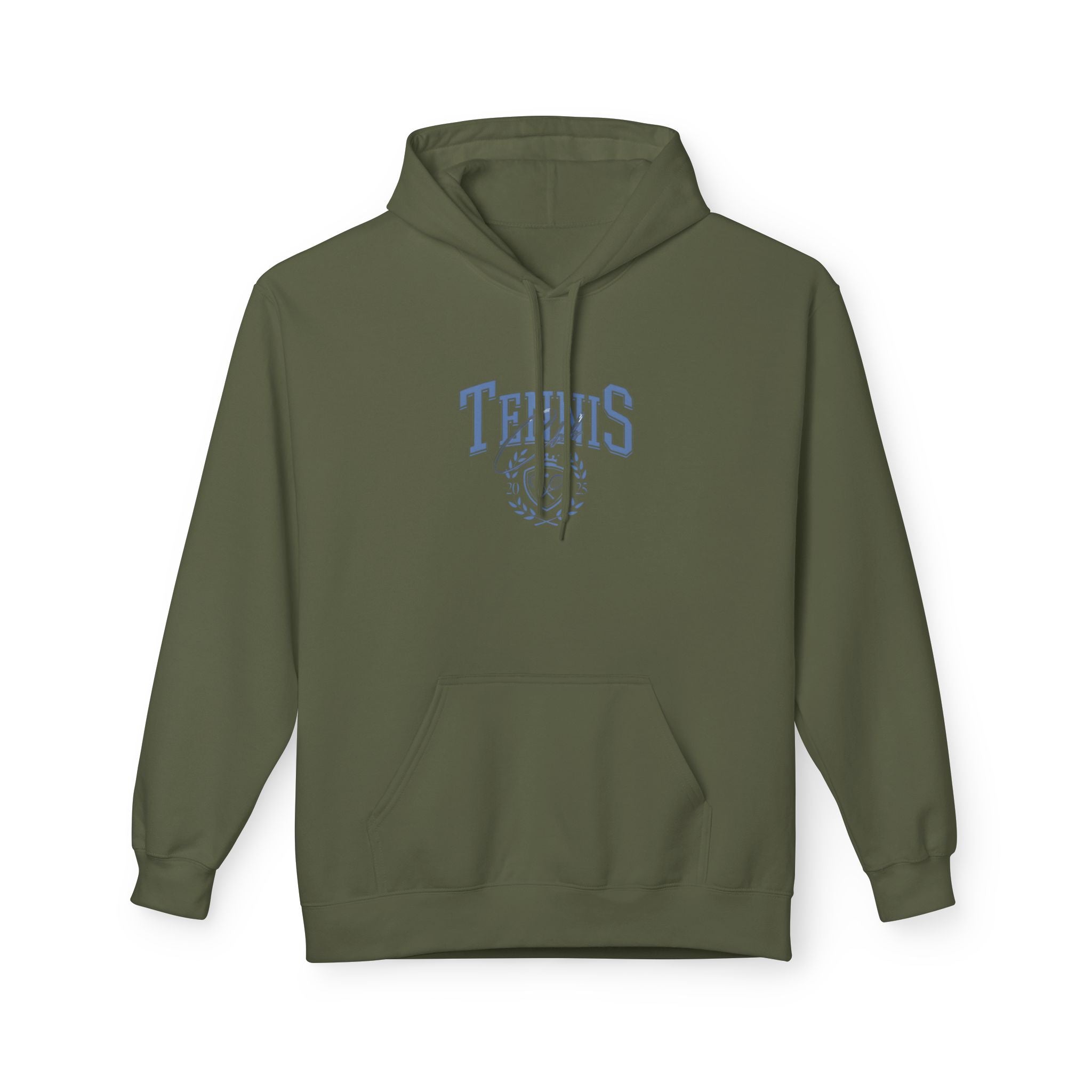 Tennis Hoodie — Vintage Court Graphic Sweatshirt