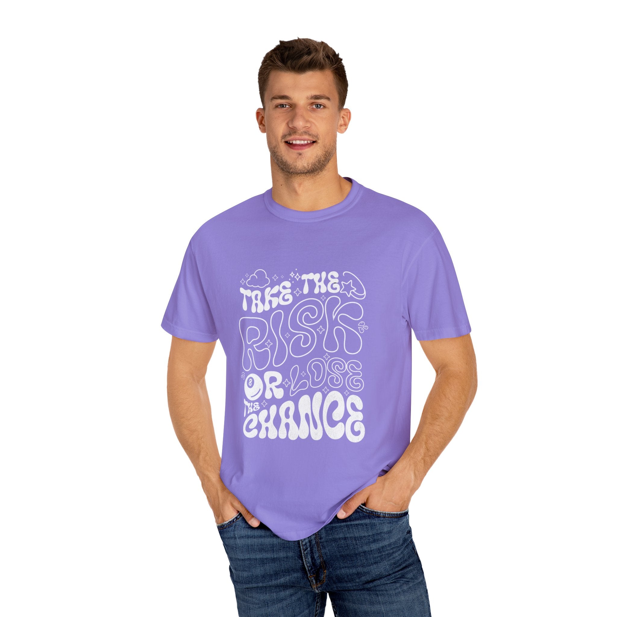 Motivational Unisex T-Shirt: 'Take the Risk or Lose the Chance'