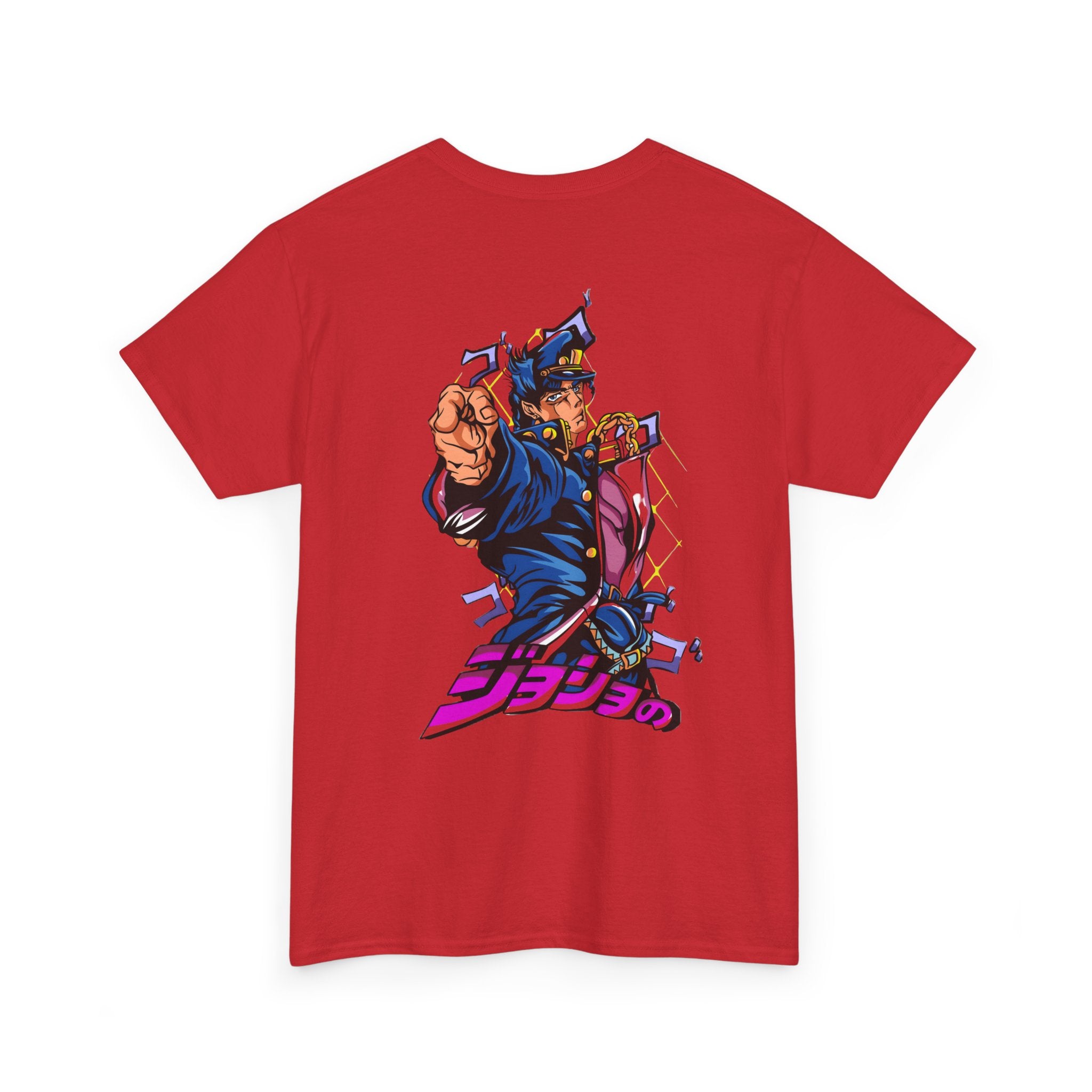 Batman & JoJo's Style Unisex Heavy Cotton Tee, Casual Wear, Graphic Tee, Streetwear, Cool Gift, Anime Shirt