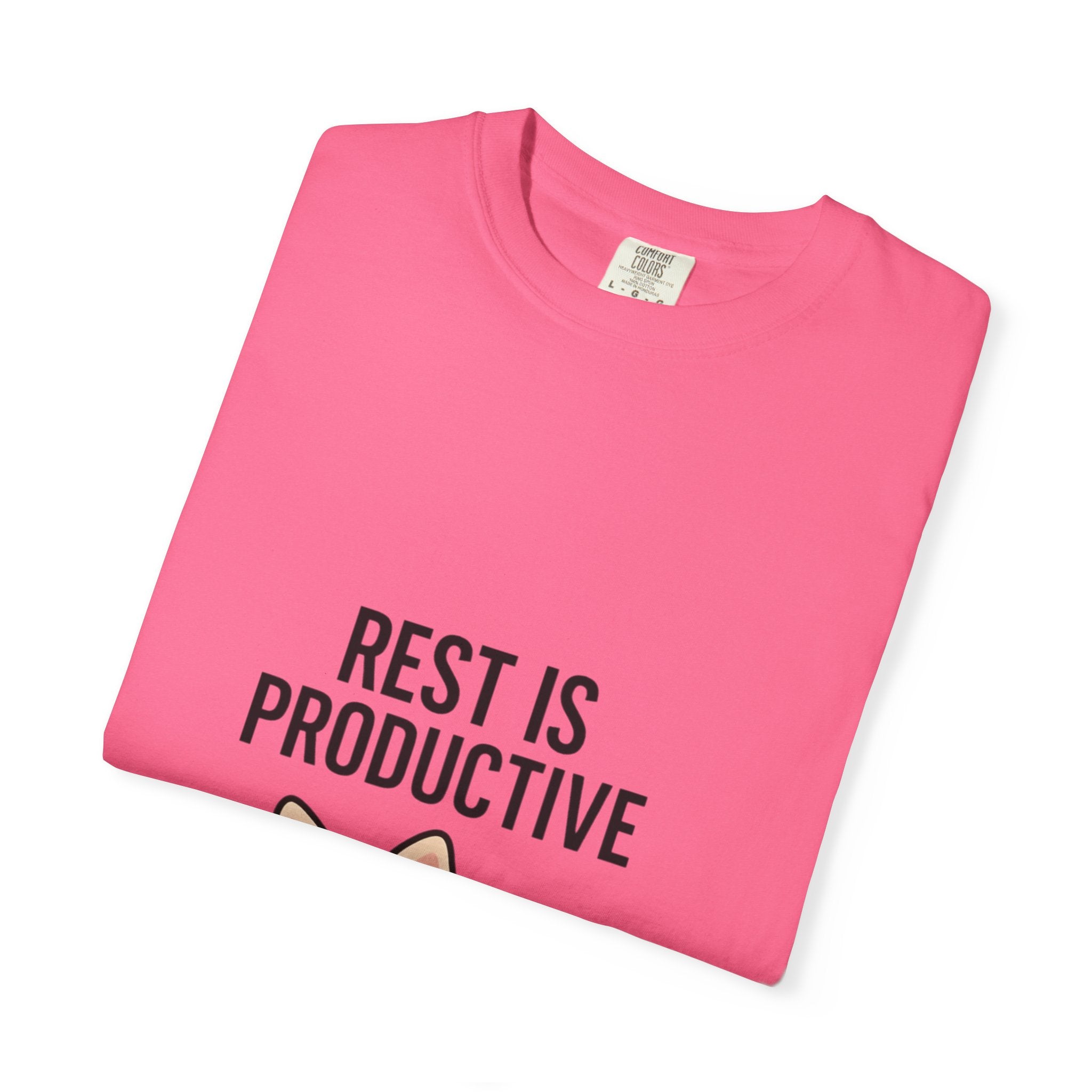 Rest Is Productive Cat T-Shirt