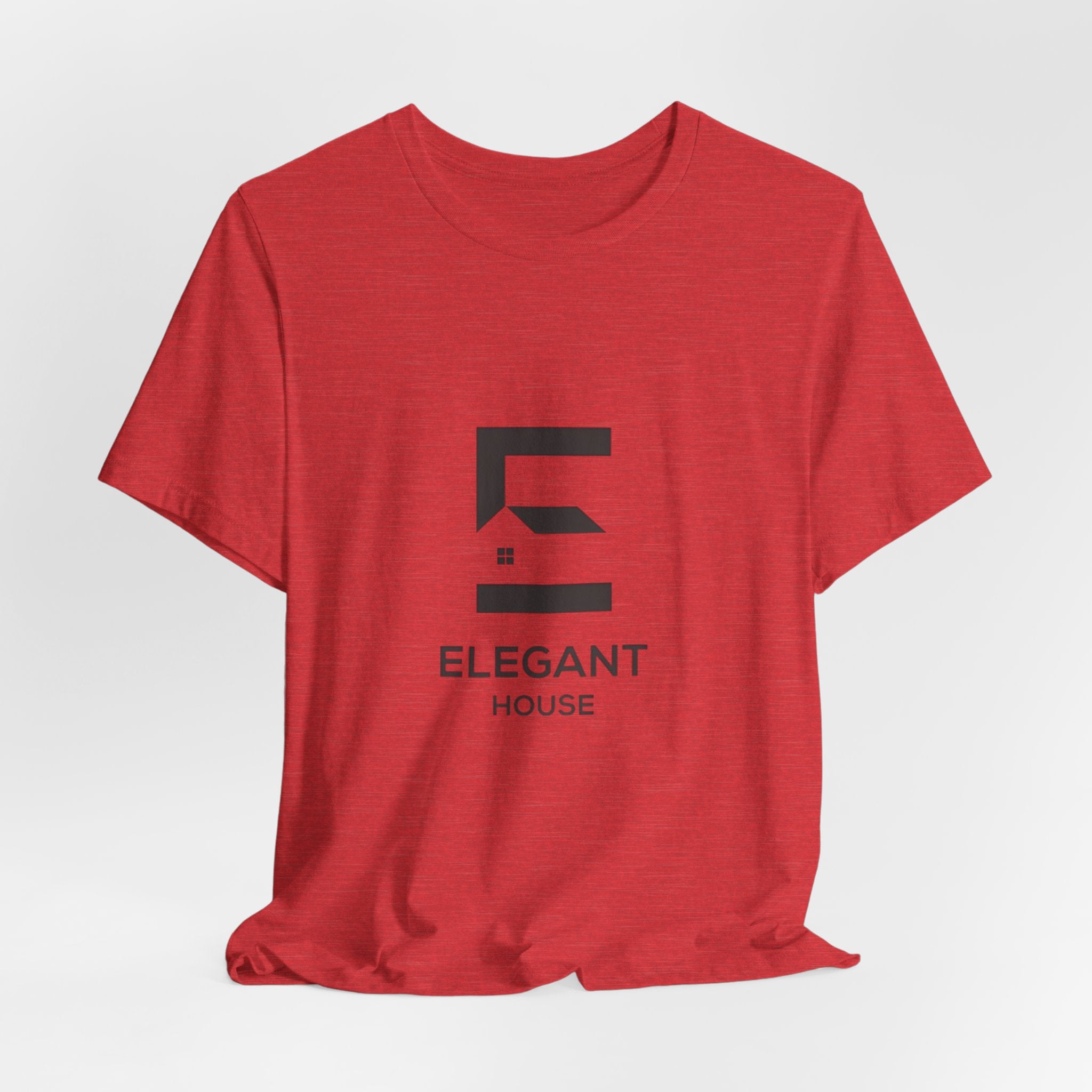 Elegant House Logo T-Shirt — Minimal Real Estate Branding Tee