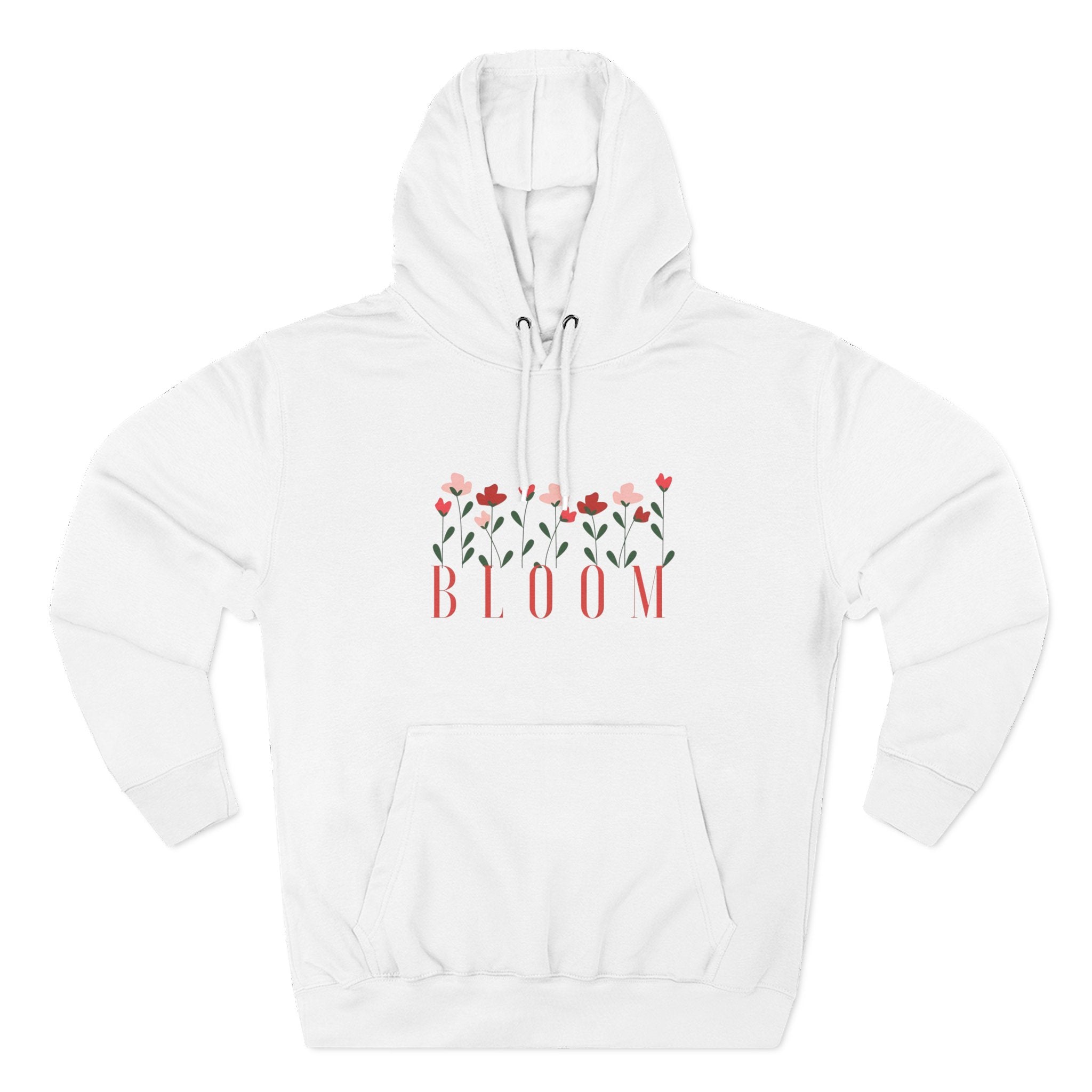 Bloom Fleece Hoodie, Floral Sweatshirt, Spring Merchanise, Gifts for Her, Cute Casual Wear