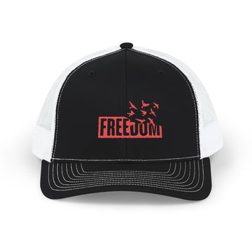 Freedom Embroidered Trucker Cap