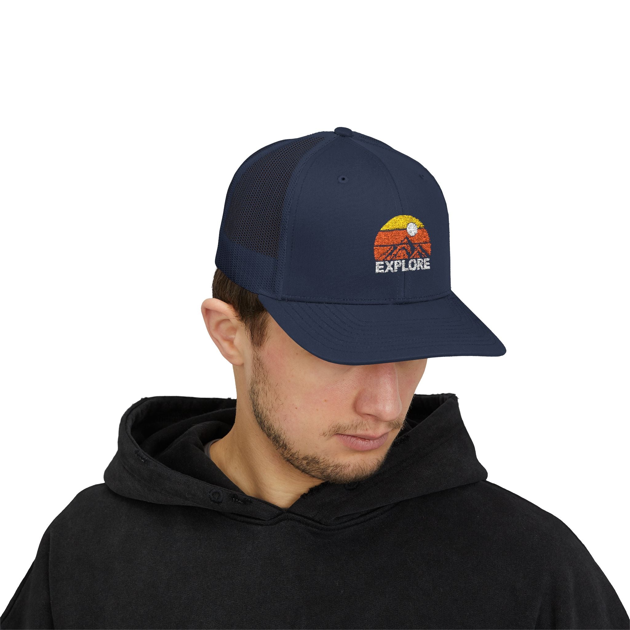 Explore Sunset Trucker Cap
