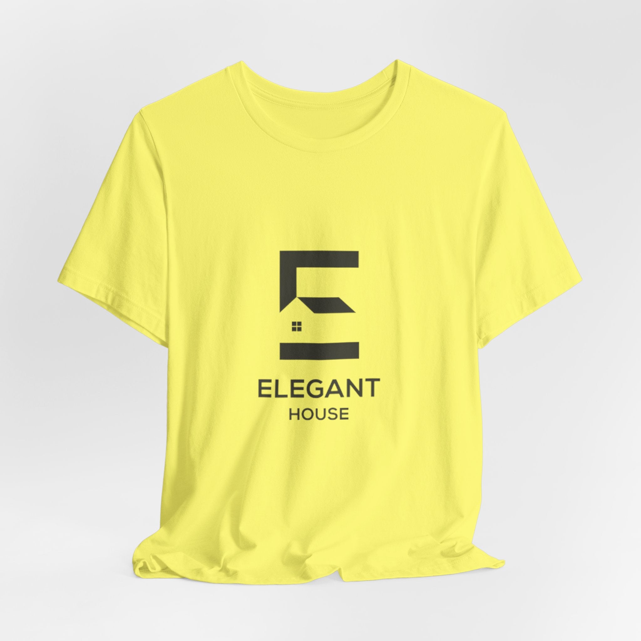 Elegant House Logo T-Shirt — Minimal Real Estate Branding Tee