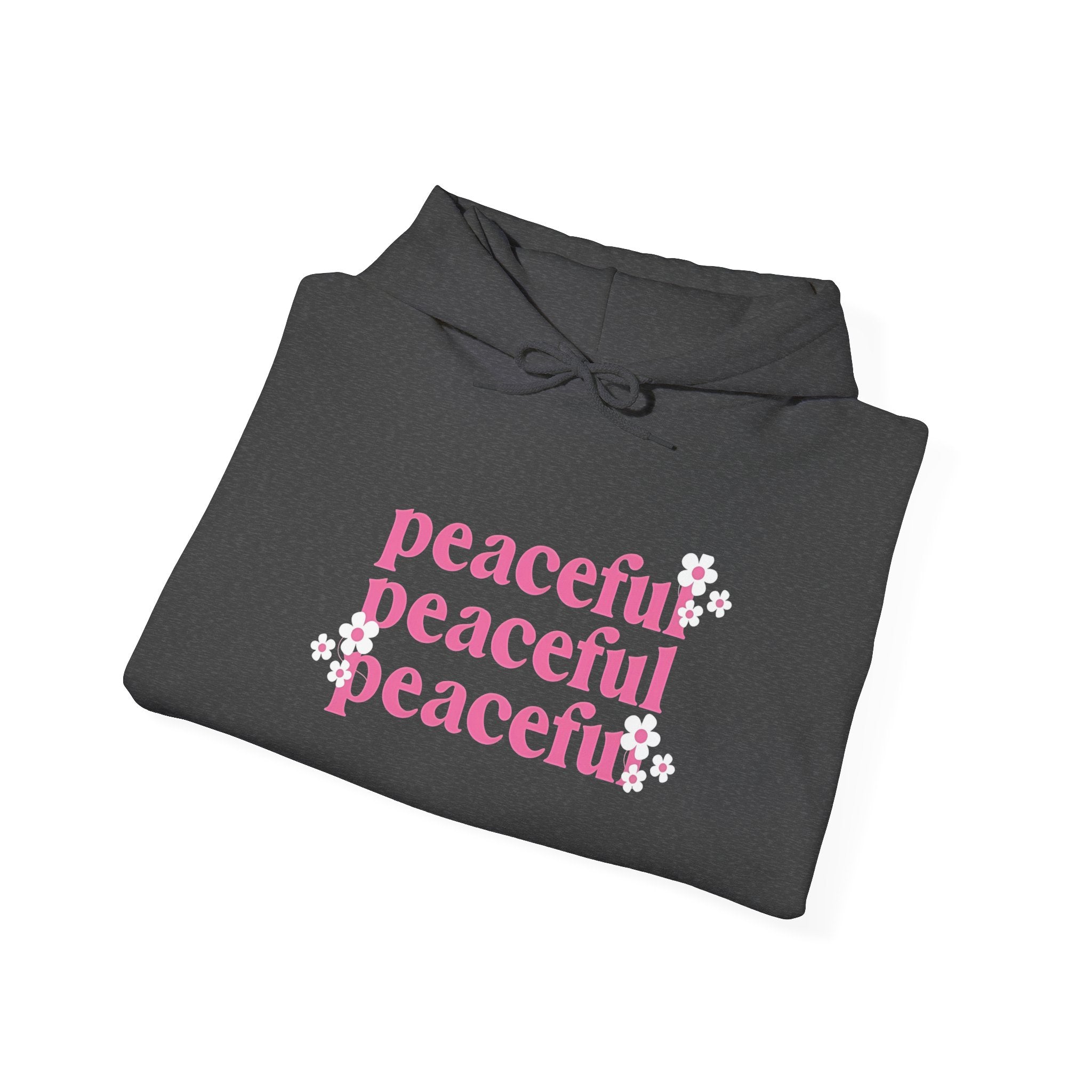 Peaceful Vibes Unisex Hoodie | Cozy Sweatshirt for Relaxation, Ideal Gift for Self-Care, Mindfulness, Casual Wear