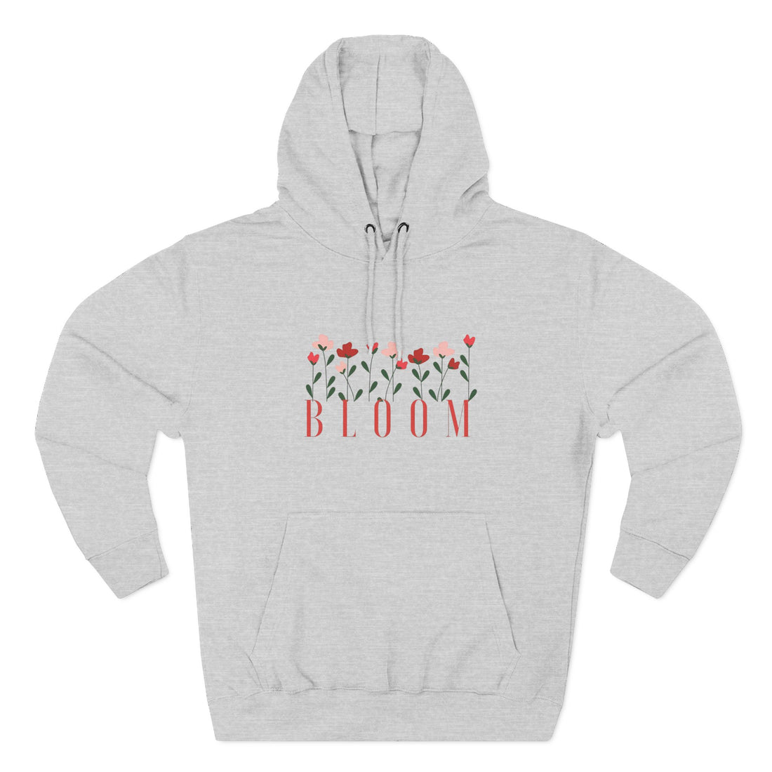 Bloom Fleece Hoodie, Floral Sweatshirt, Spring Merchanise, Gifts for Her, Cute Casual Wear