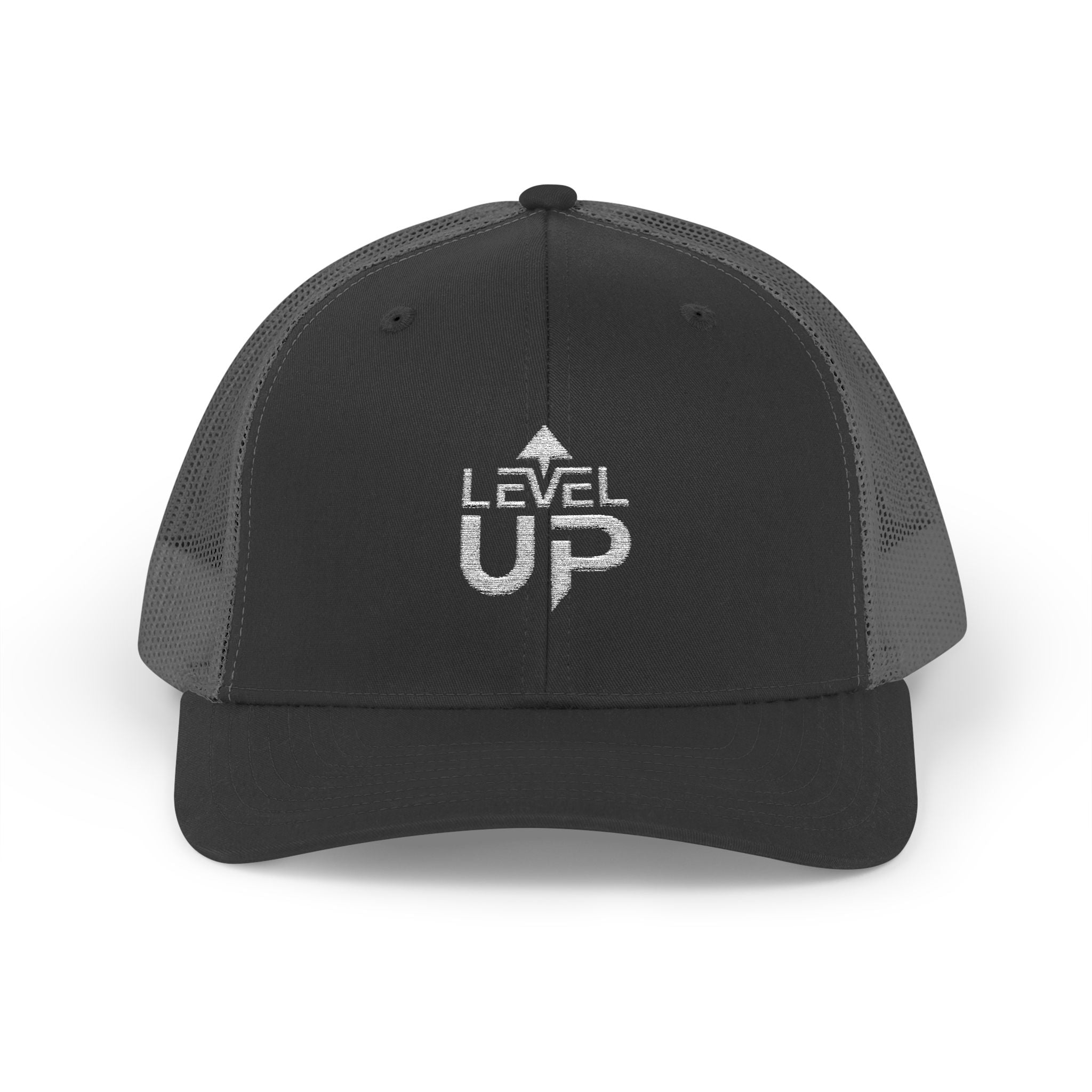 Level Up Trucker Cap – Retro Gamer Snapback Hat