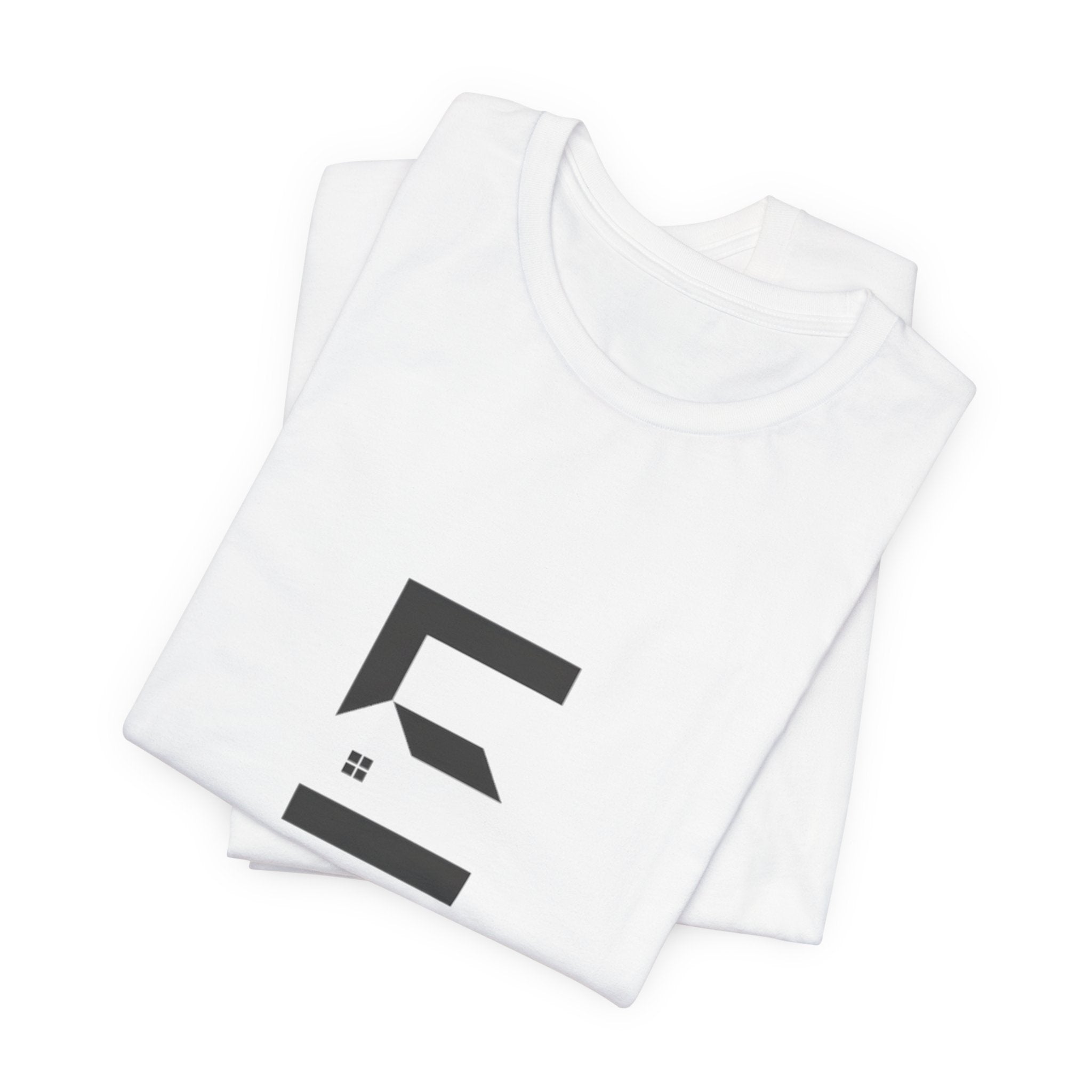 Elegant House Logo T-Shirt — Minimal Real Estate Branding Tee