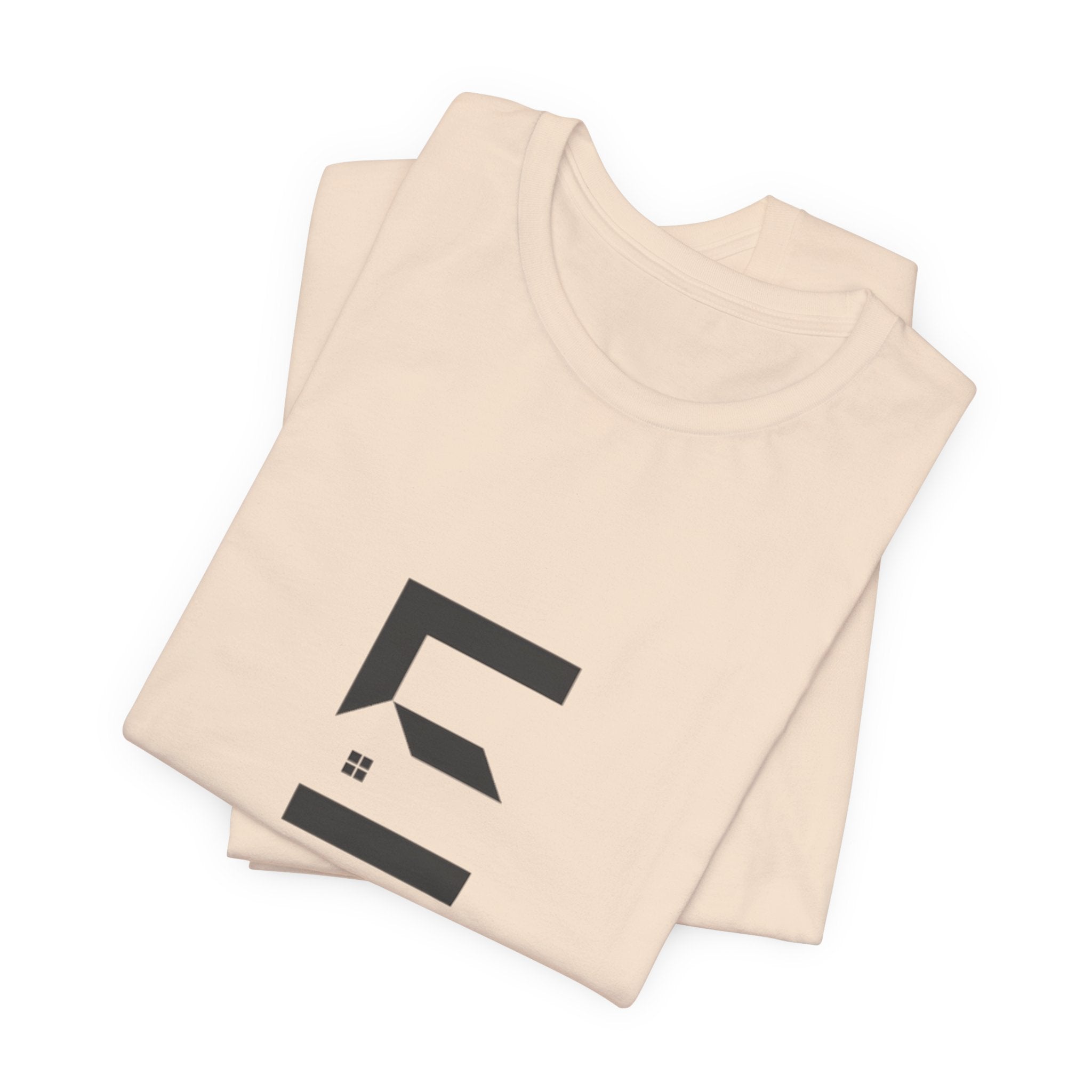 Elegant House Logo T-Shirt — Minimal Real Estate Branding Tee