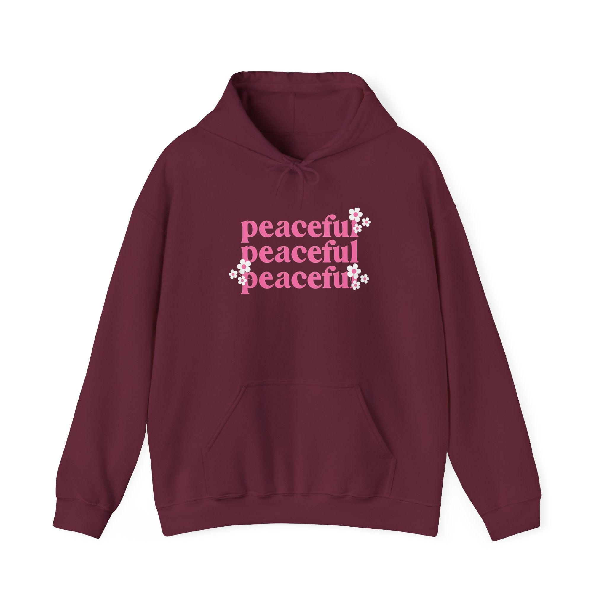 Peaceful Vibes Unisex Hoodie | Cozy Sweatshirt for Relaxation, Ideal Gift for Self-Care, Mindfulness, Casual Wear