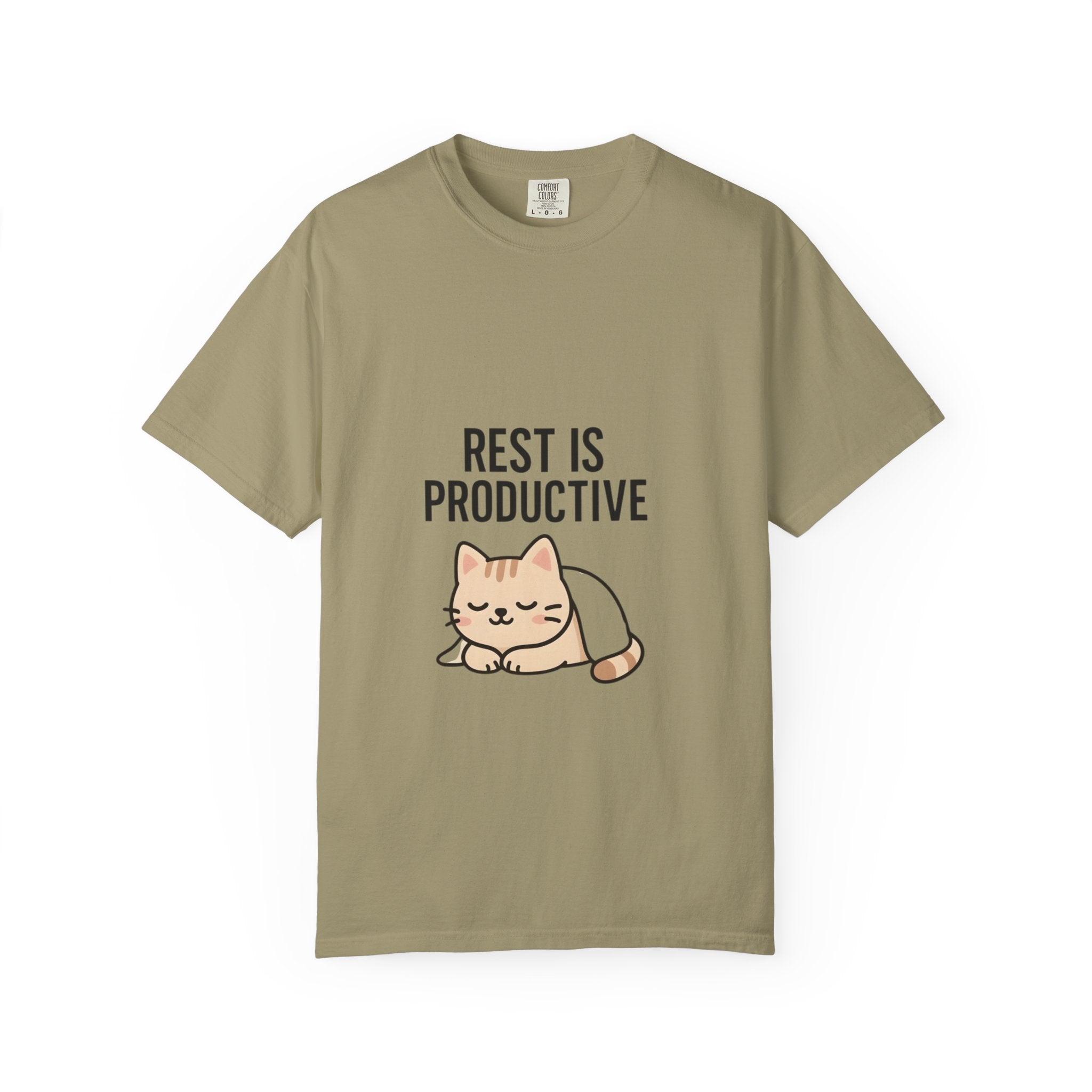 Rest Is Productive Cat T-Shirt