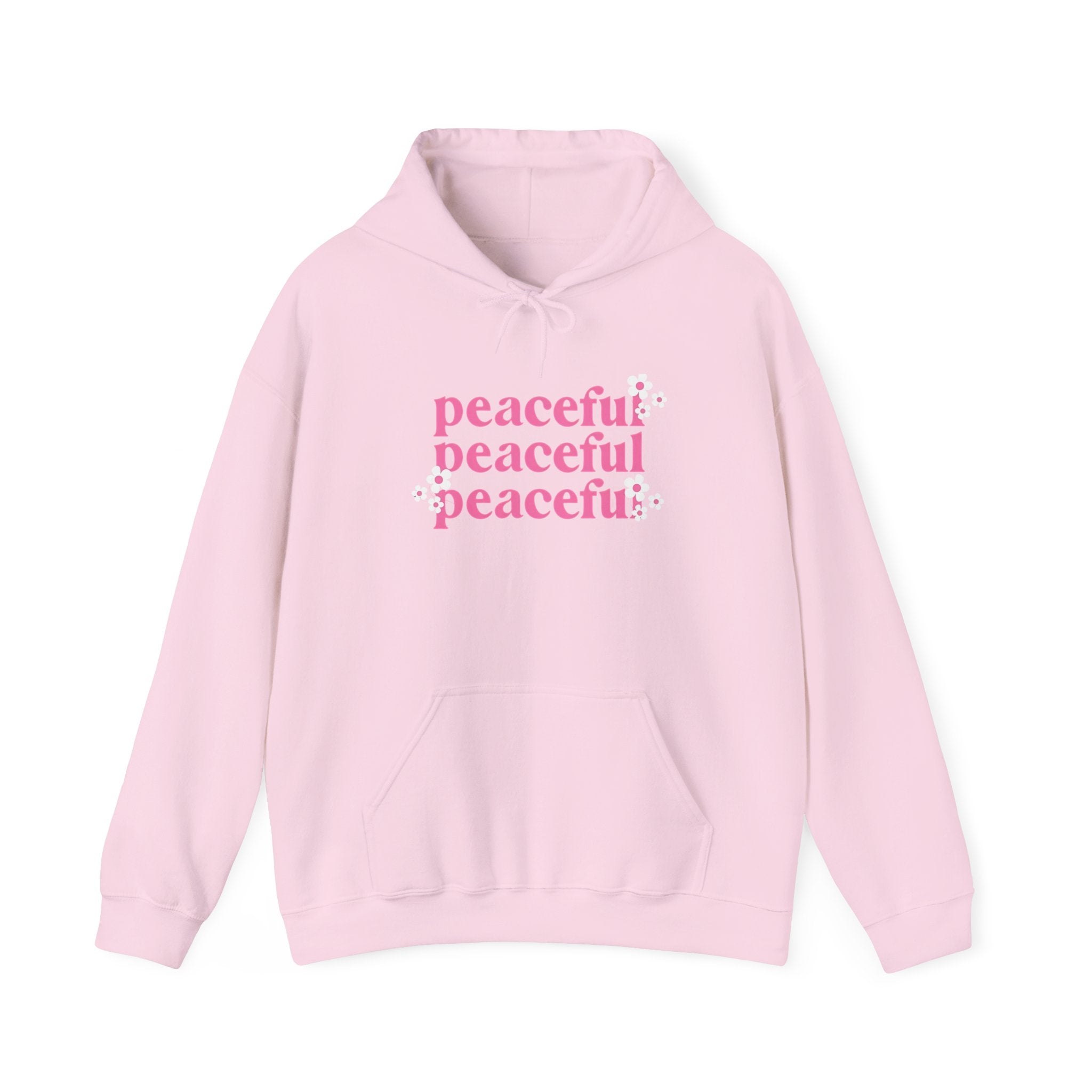Peaceful Vibes Unisex Hoodie | Cozy Sweatshirt for Relaxation, Ideal Gift for Self-Care, Mindfulness, Casual Wear