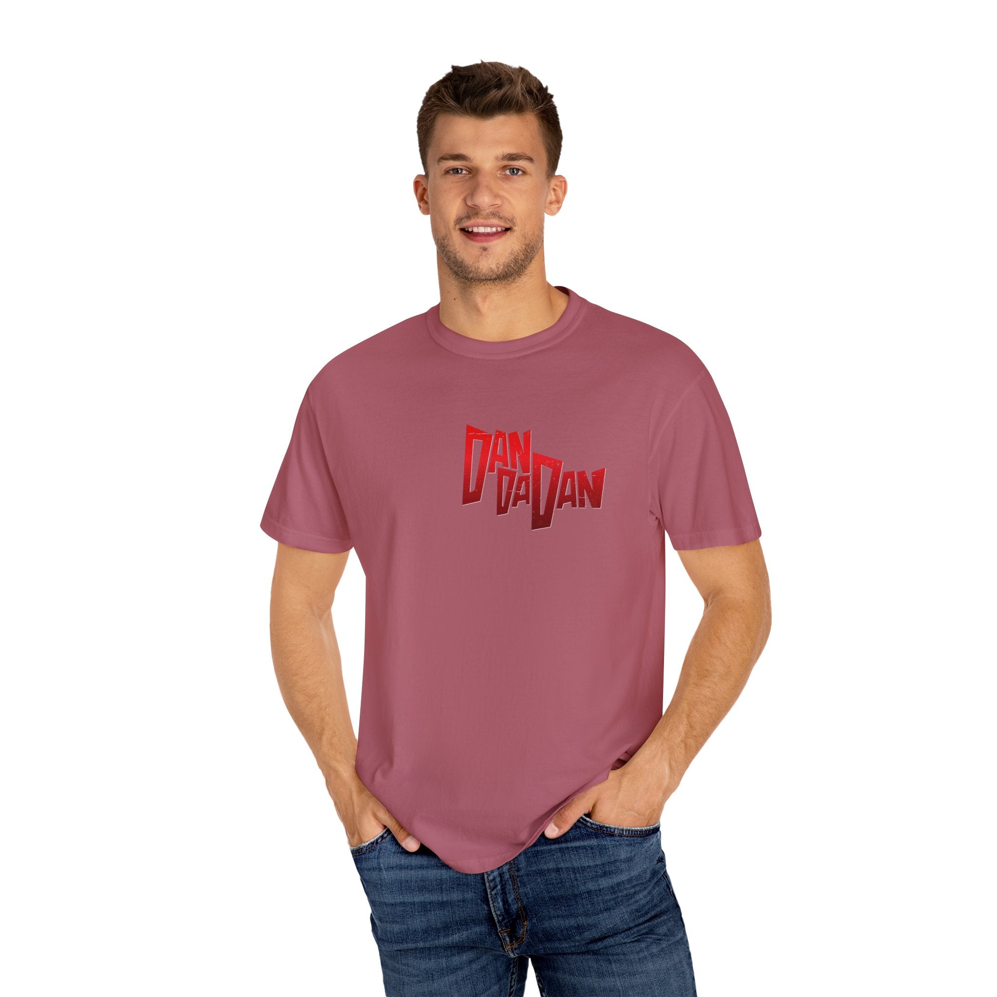 Garment-Dyed Graphic T-Shirt, Cool Anime Tee, Casual Streetwear, Gift for Fans, Trendy Graphic Top, Everyday Wear