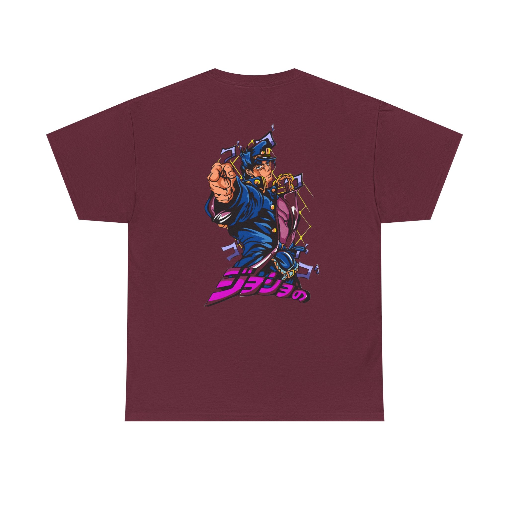 Batman & JoJo's Style Unisex Heavy Cotton Tee, Casual Wear, Graphic Tee, Streetwear, Cool Gift, Anime Shirt