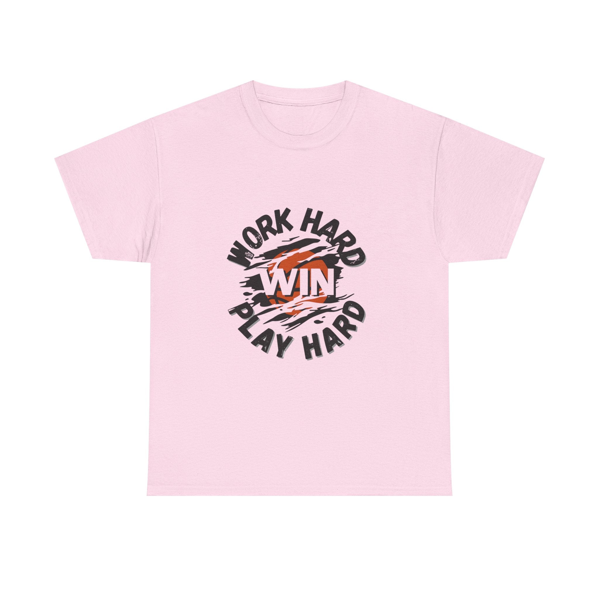 Work Hard Win Play Hard T-Shirt — Motivational Sports Graphic Tee