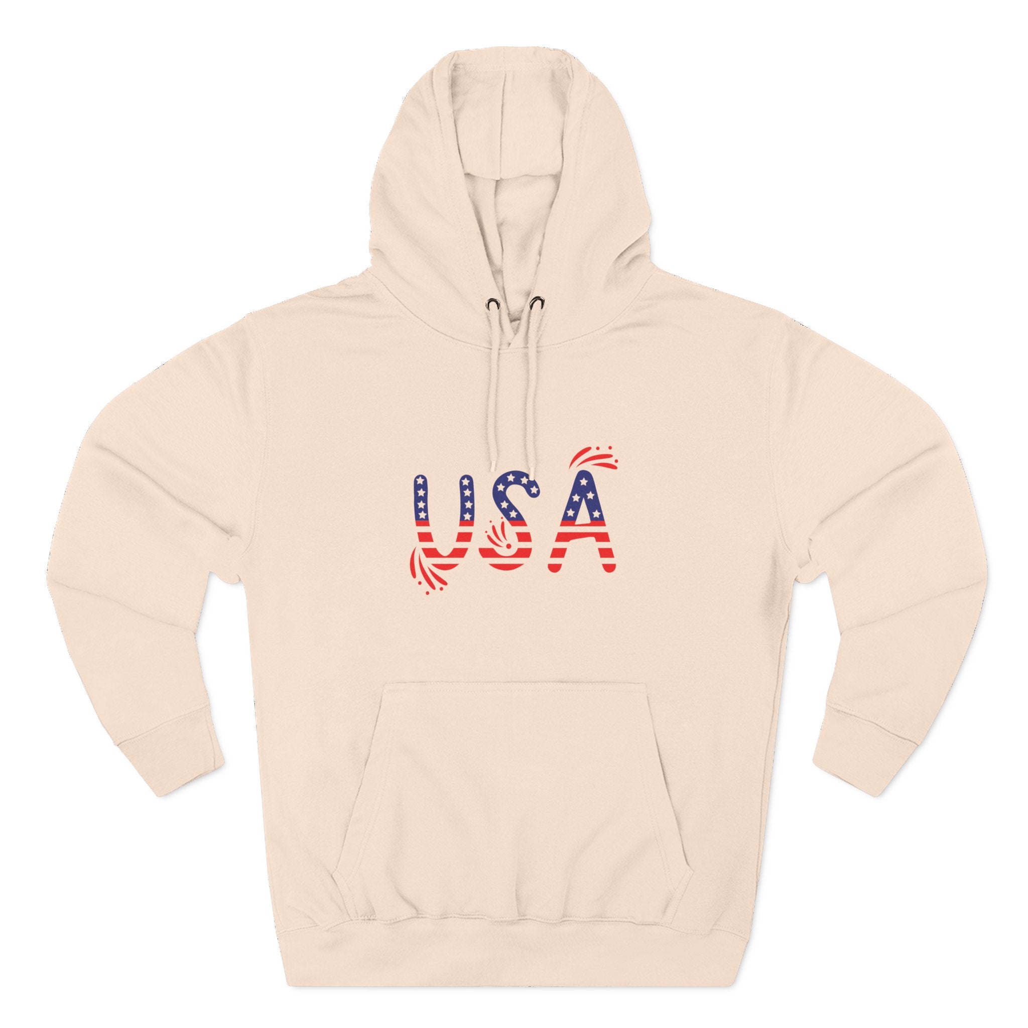 Patriotic USA Fleece Hoodie