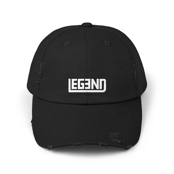 Legend Unisex Distressed Cap - Casual Statement Headwear