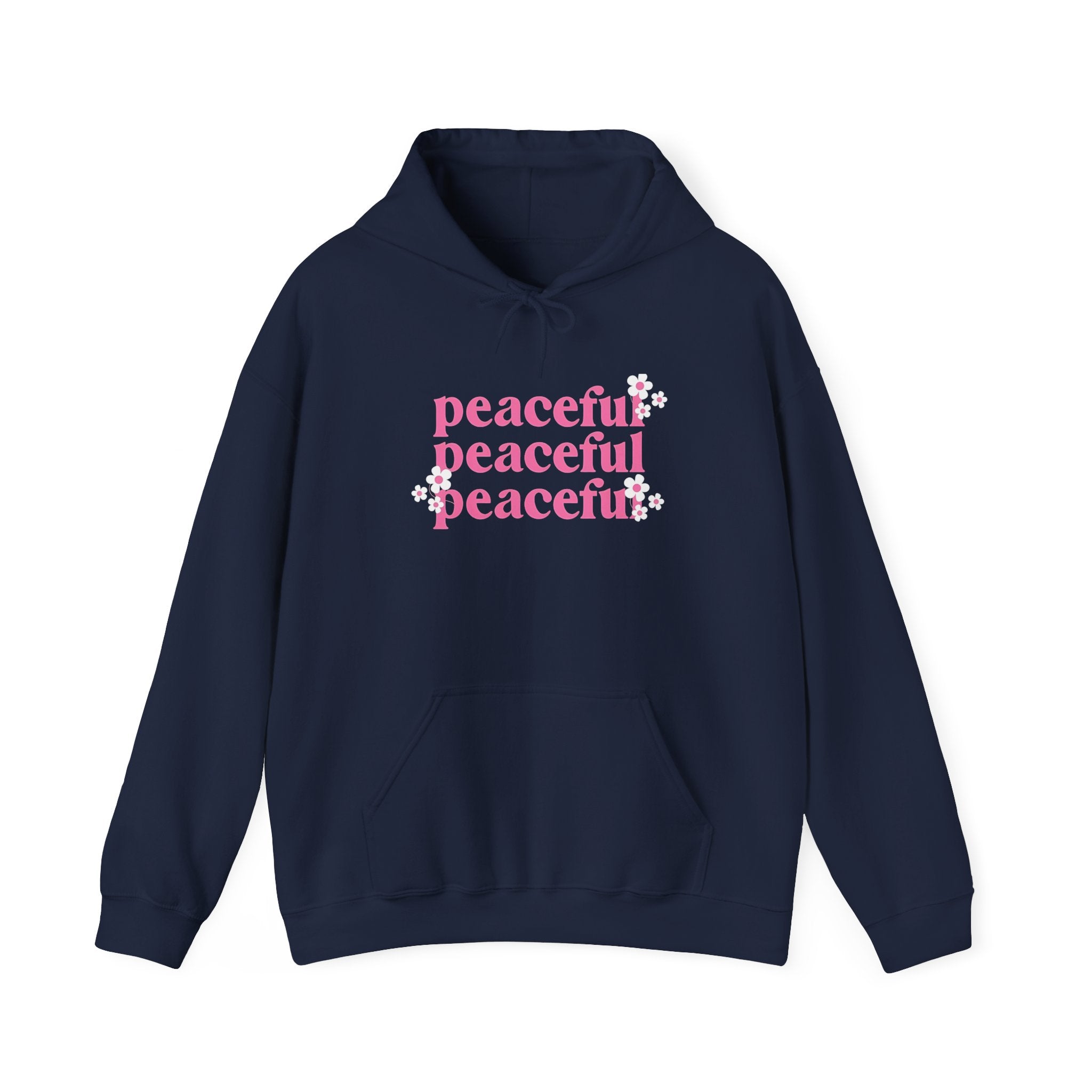 Peaceful Vibes Unisex Hoodie | Cozy Sweatshirt for Relaxation, Ideal Gift for Self-Care, Mindfulness, Casual Wear
