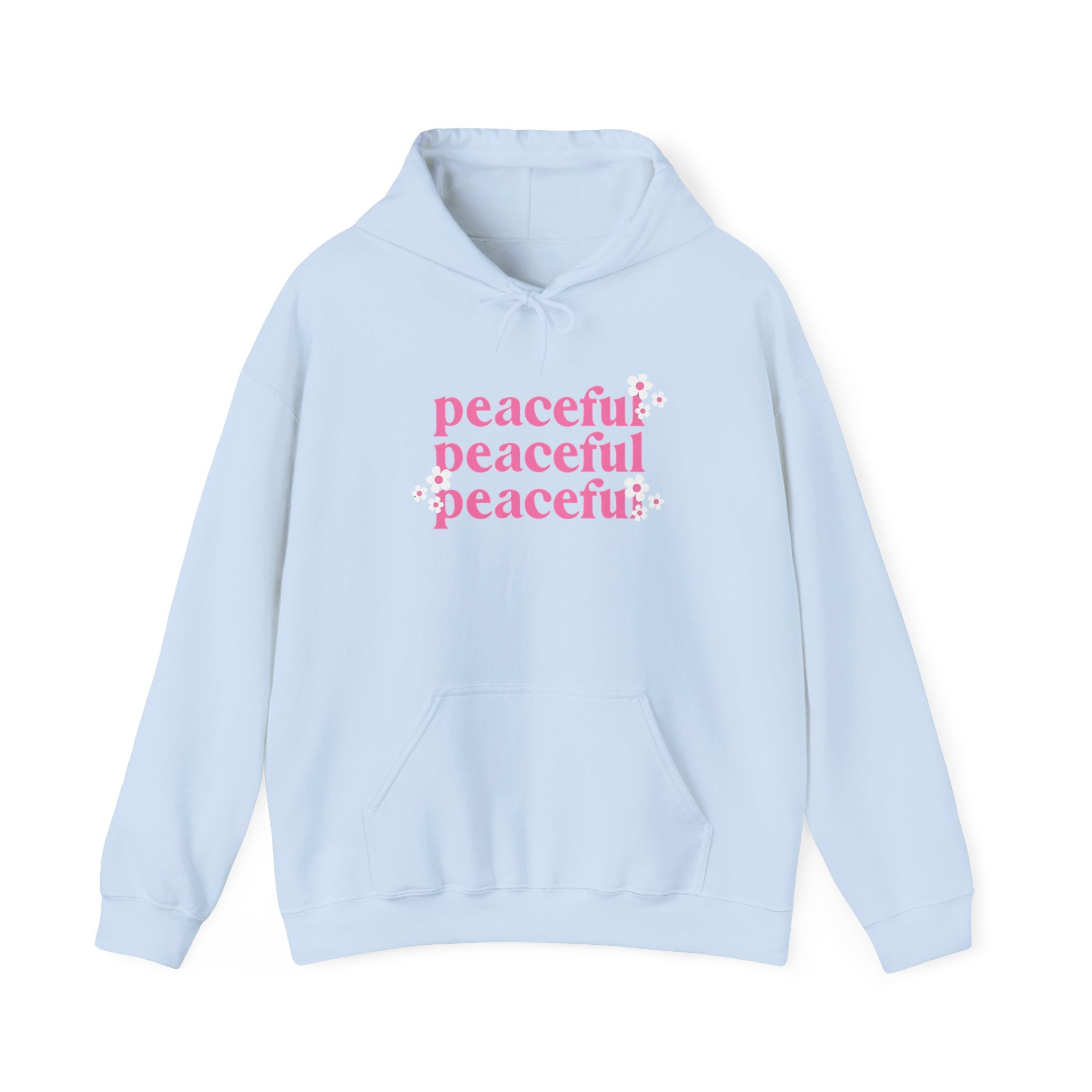 Peaceful Vibes Unisex Hoodie | Cozy Sweatshirt for Relaxation, Ideal Gift for Self-Care, Mindfulness, Casual Wear