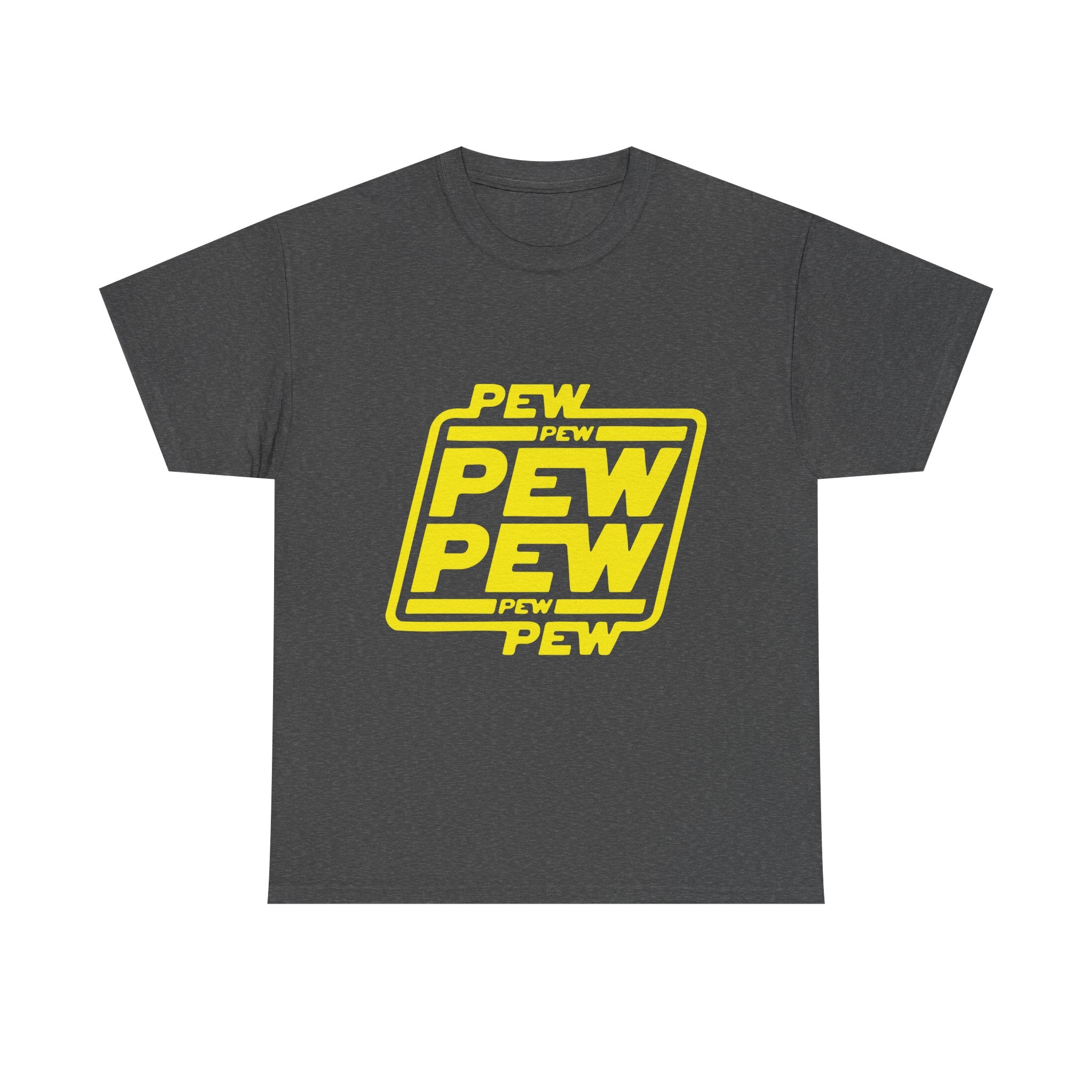 Playful Pew Pew Tee, Graphic T-Shirt, Casual Humor Top, Gift for Gamers, Unisex Cotton Tee, Fun Statement Shirt