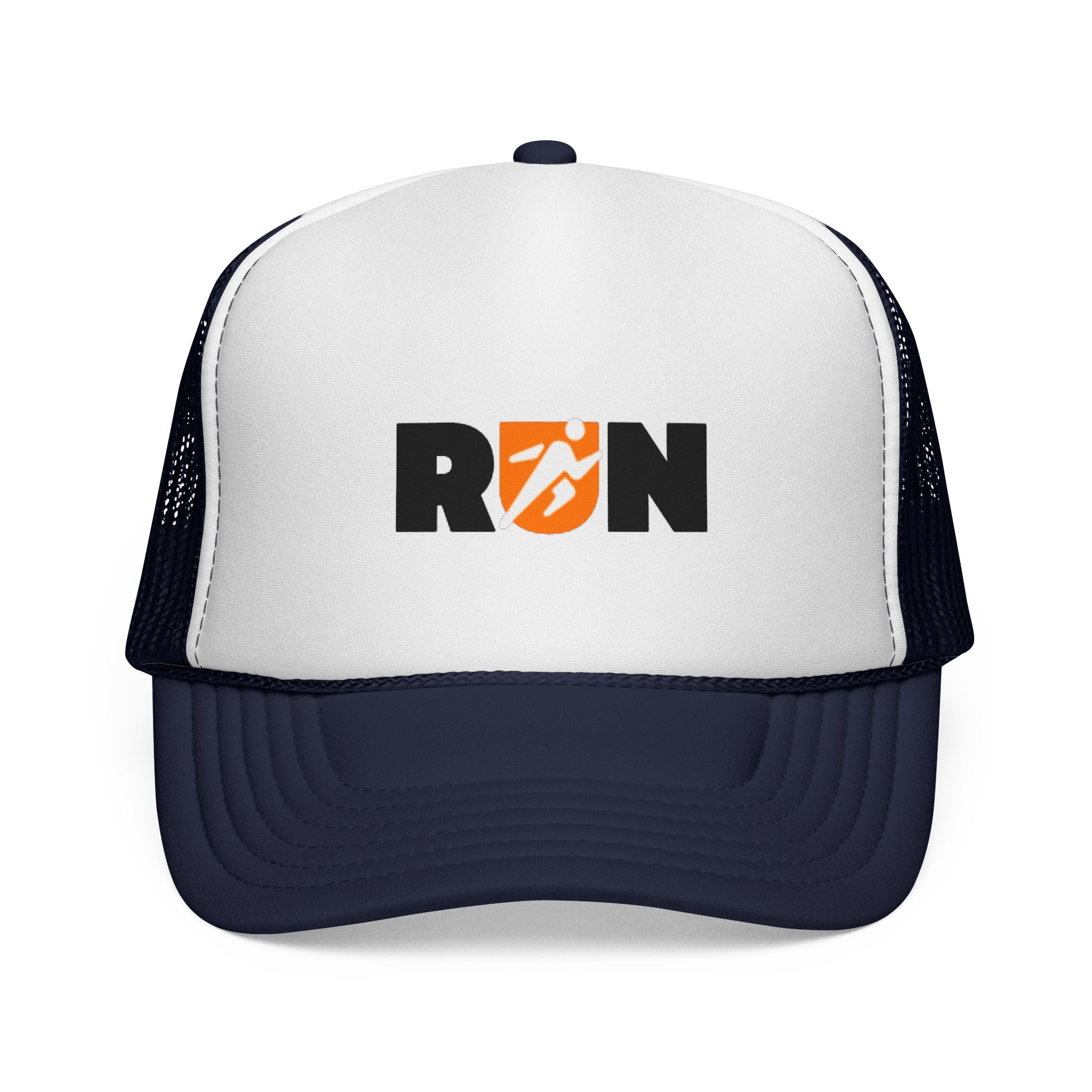 Run Trucker Hat — Retro Runner Logo Cap