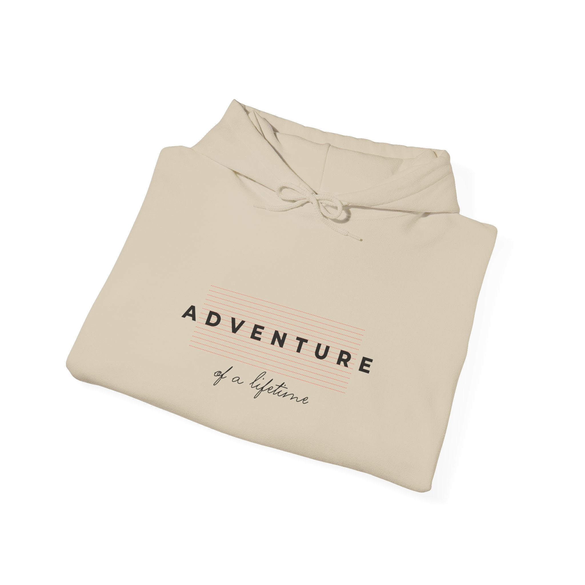 Adventure Is a Lifestyle Hoodie – Minimalist Outdoor Travel Pullover
