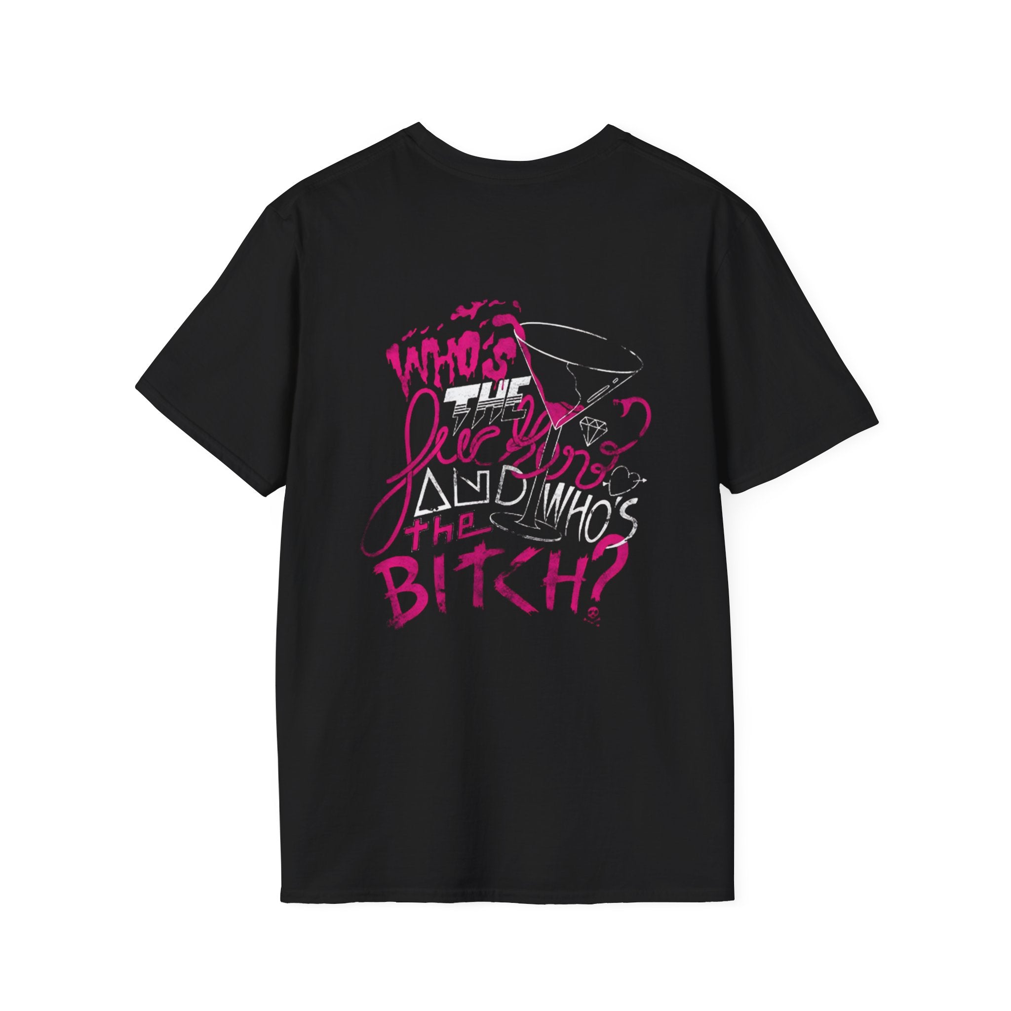Graphic T-Shirt — "Next Flex" Front & "Who's the Bitch?" Back Streetwear Tee