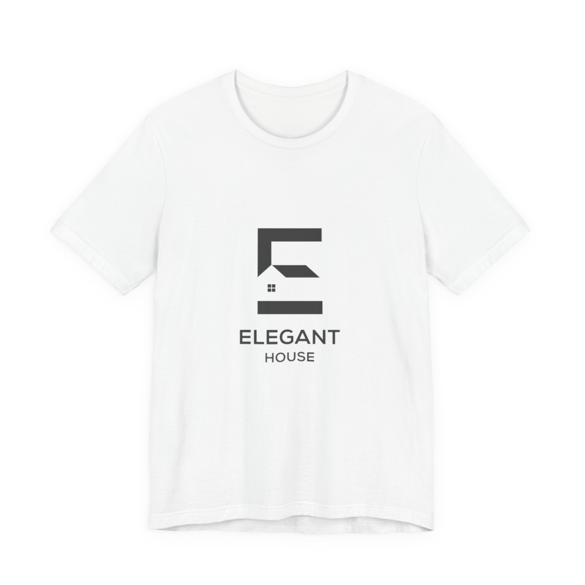 Elegant House Logo T-Shirt — Minimal Real Estate Branding Tee