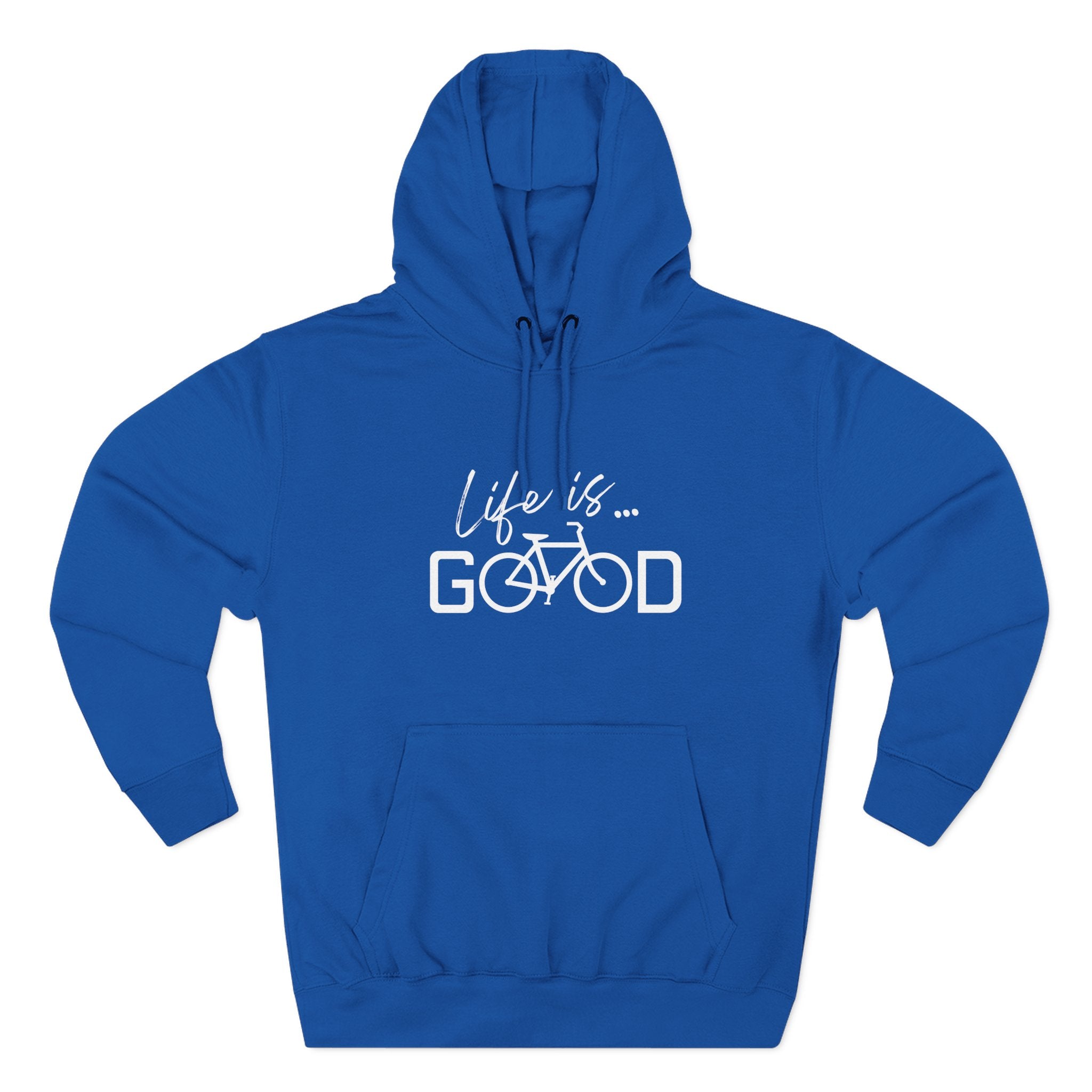 Life Is Good Bicycle Hoodie — Cozy Cycling Graphic Pullover