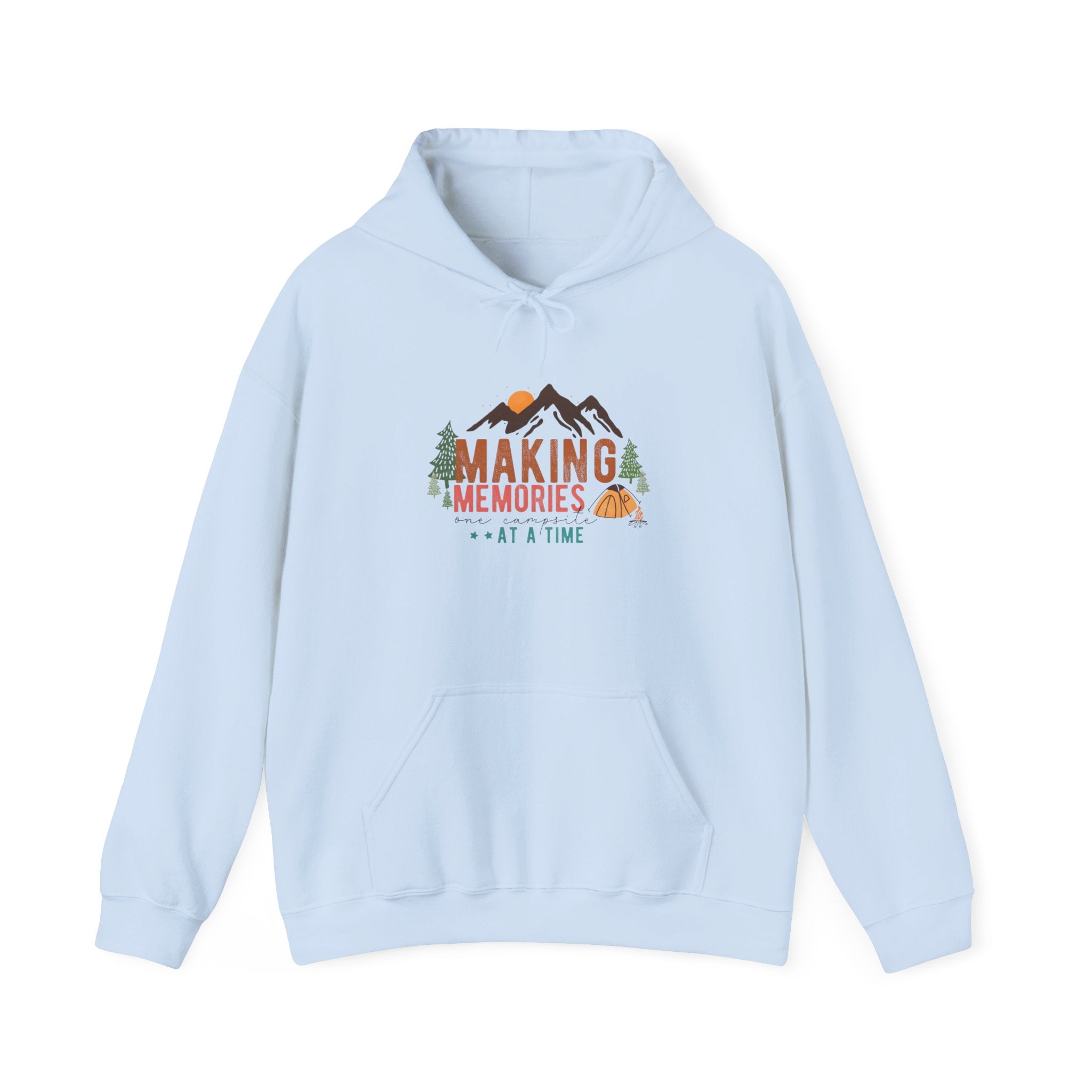 Making Memories Hoodie – Mountain Camping Graphic Pullover