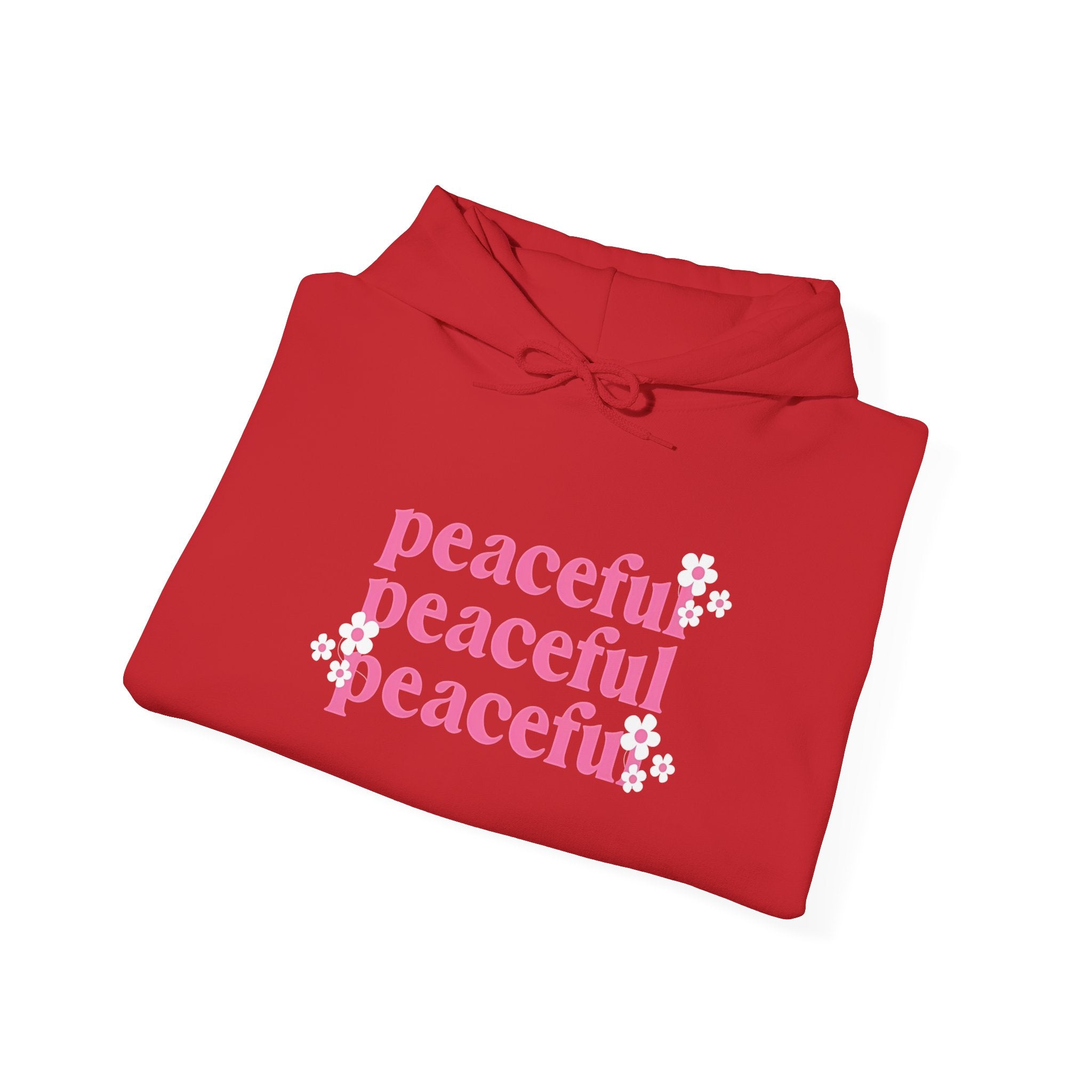 Peaceful Vibes Unisex Hoodie | Cozy Sweatshirt for Relaxation, Ideal Gift for Self-Care, Mindfulness, Casual Wear