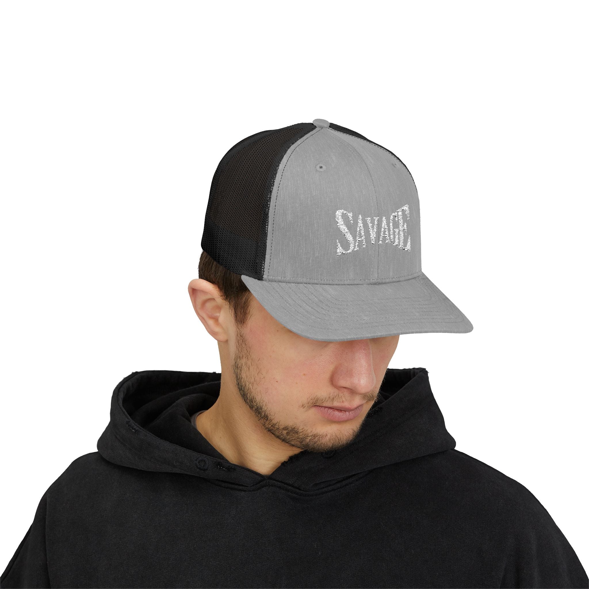 Savage Snapback Trucker Cap - Stylish Casual Headwear