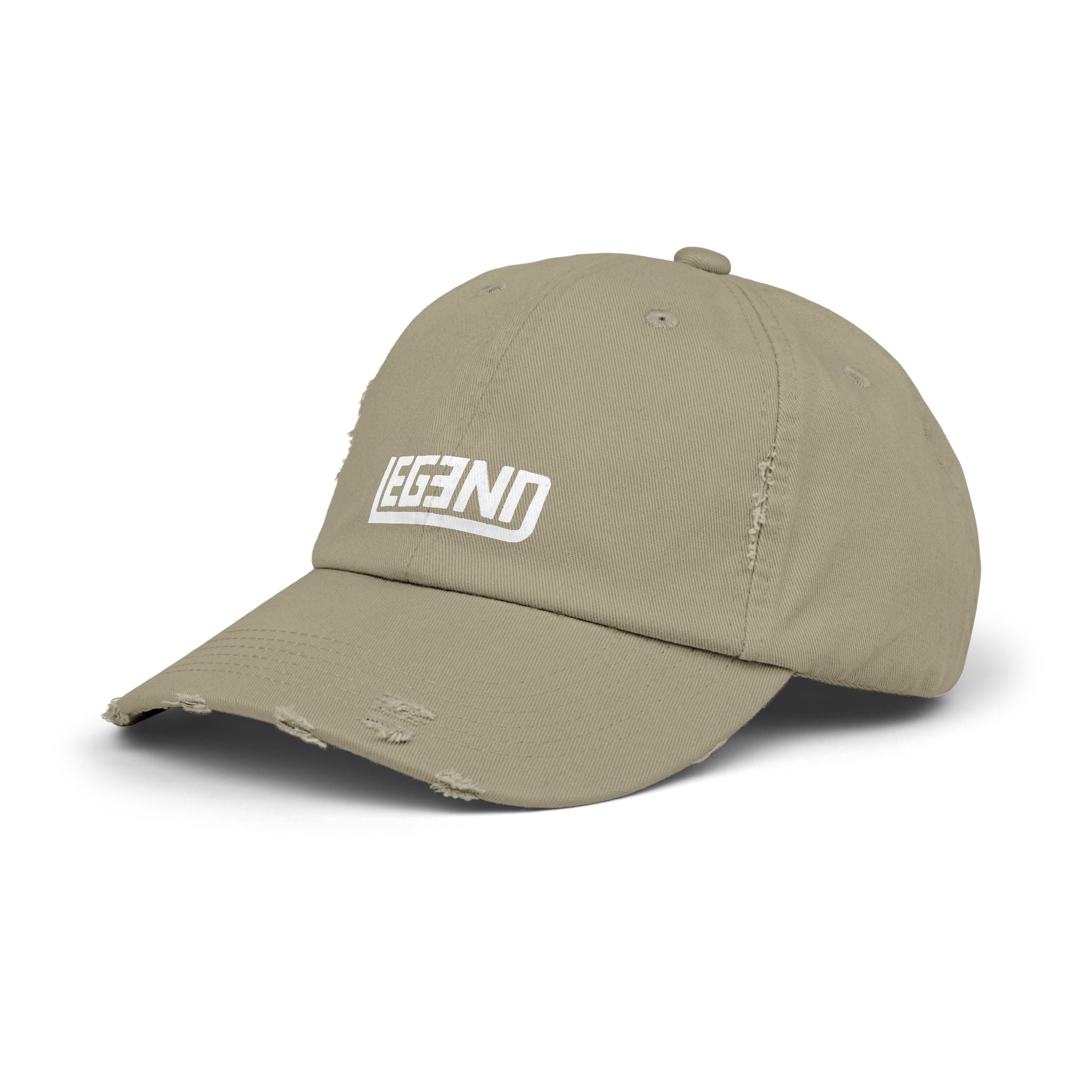 Legend Unisex Distressed Cap - Casual Statement Headwear