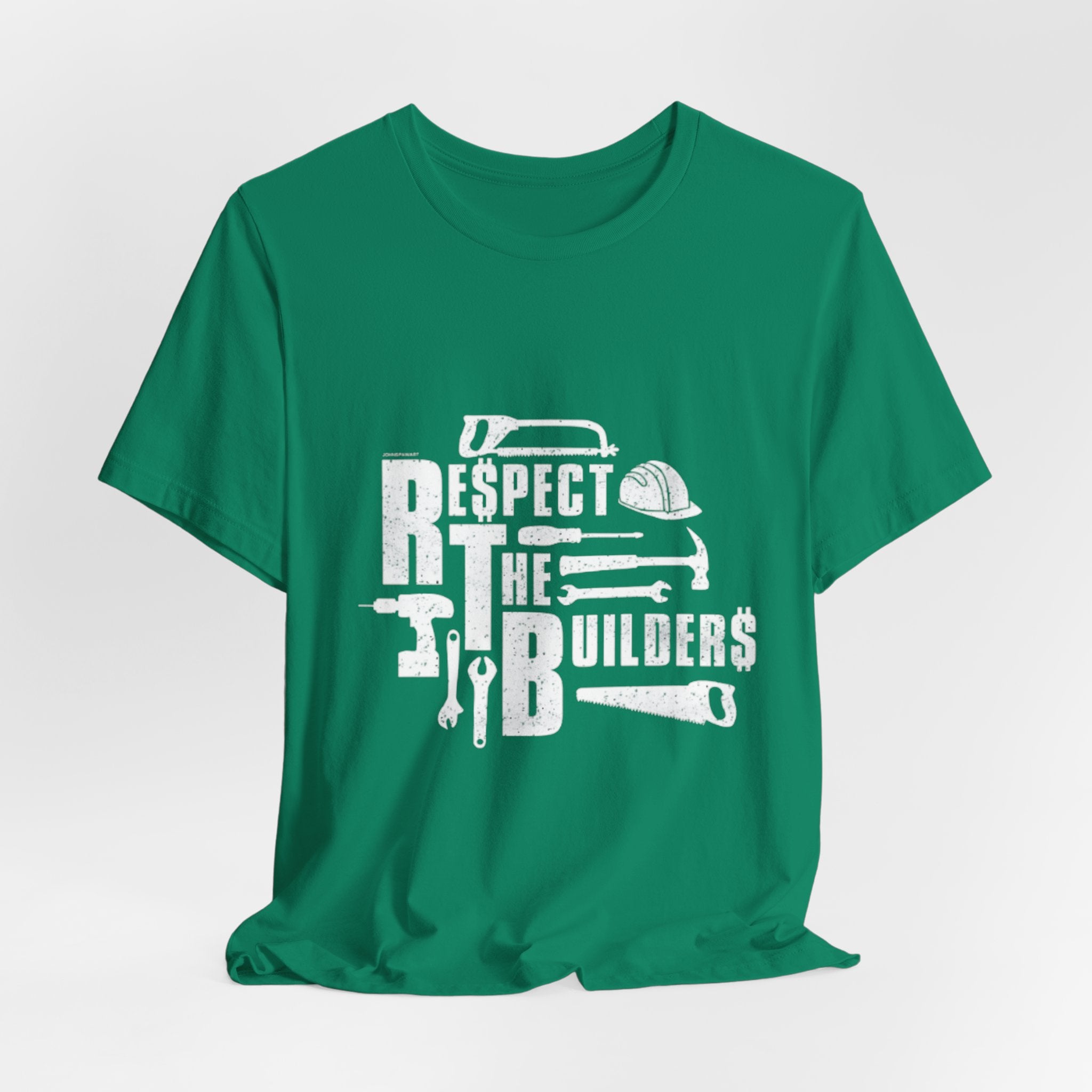 Respect The Builders T-Shirt – Construction Tools Graphic Tee