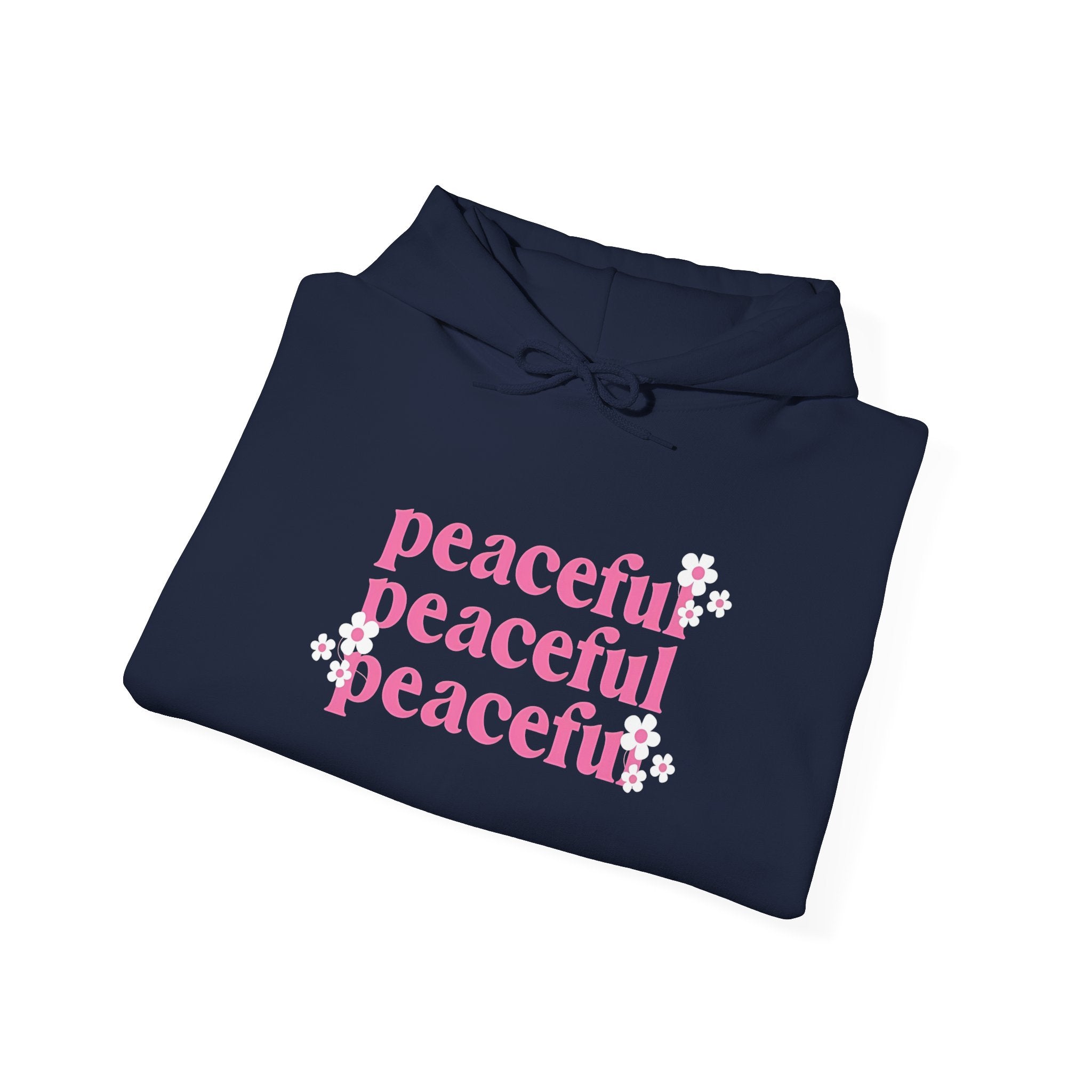 Peaceful Vibes Unisex Hoodie | Cozy Sweatshirt for Relaxation, Ideal Gift for Self-Care, Mindfulness, Casual Wear