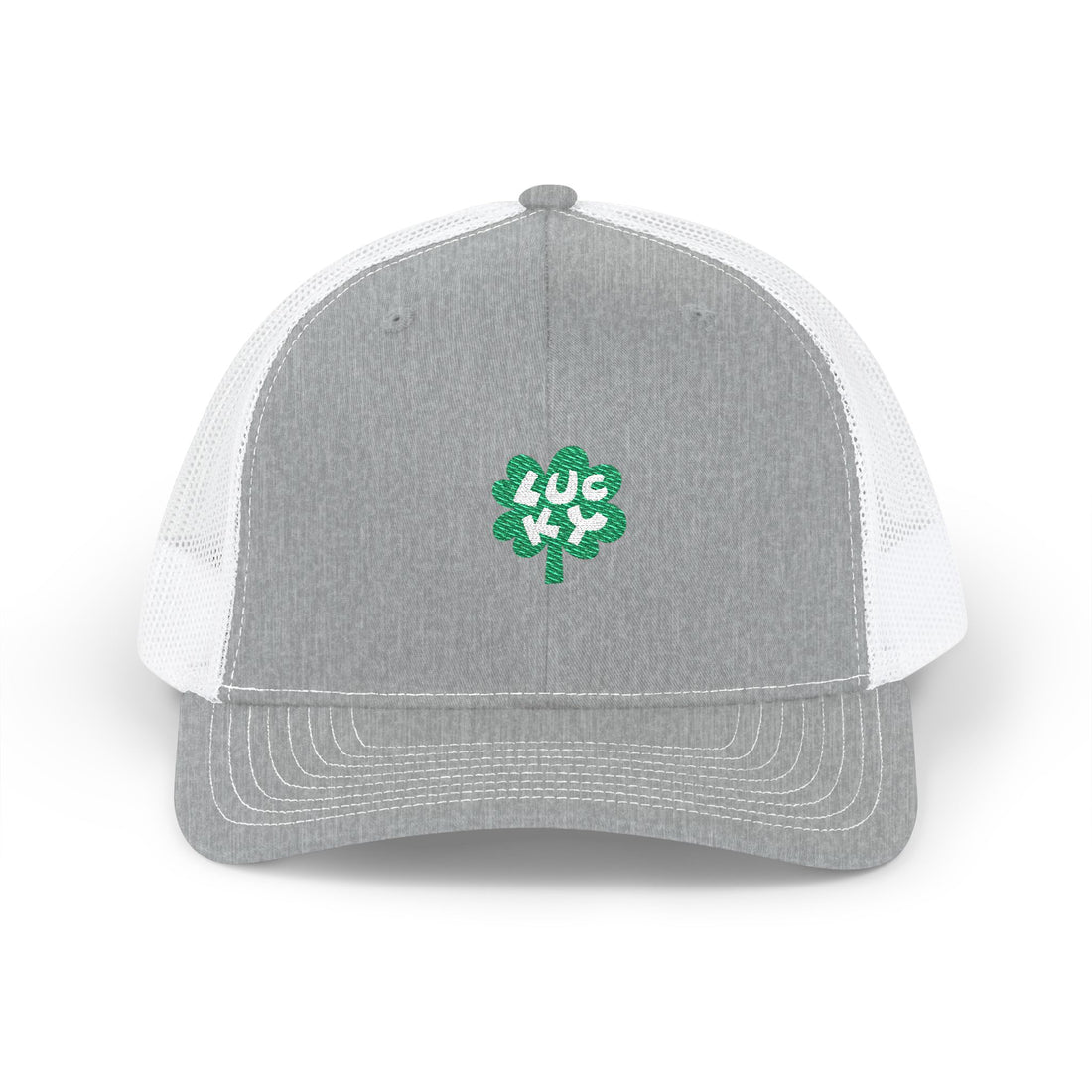 Lucky Clover Snapback Trucker Hat (Embroidered)