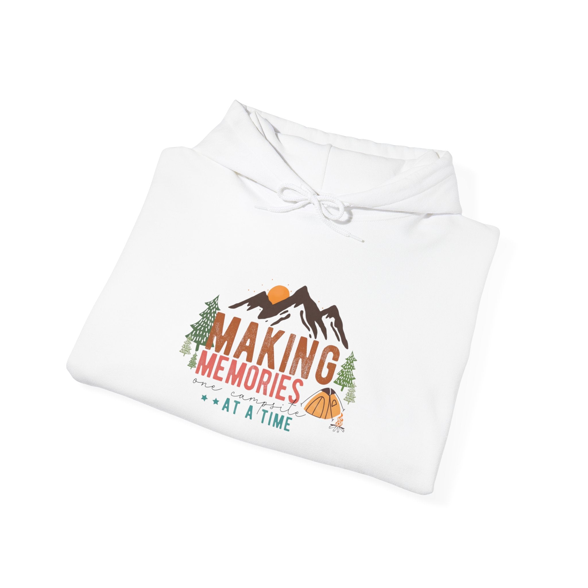 Making Memories Hoodie – Mountain Camping Graphic Pullover