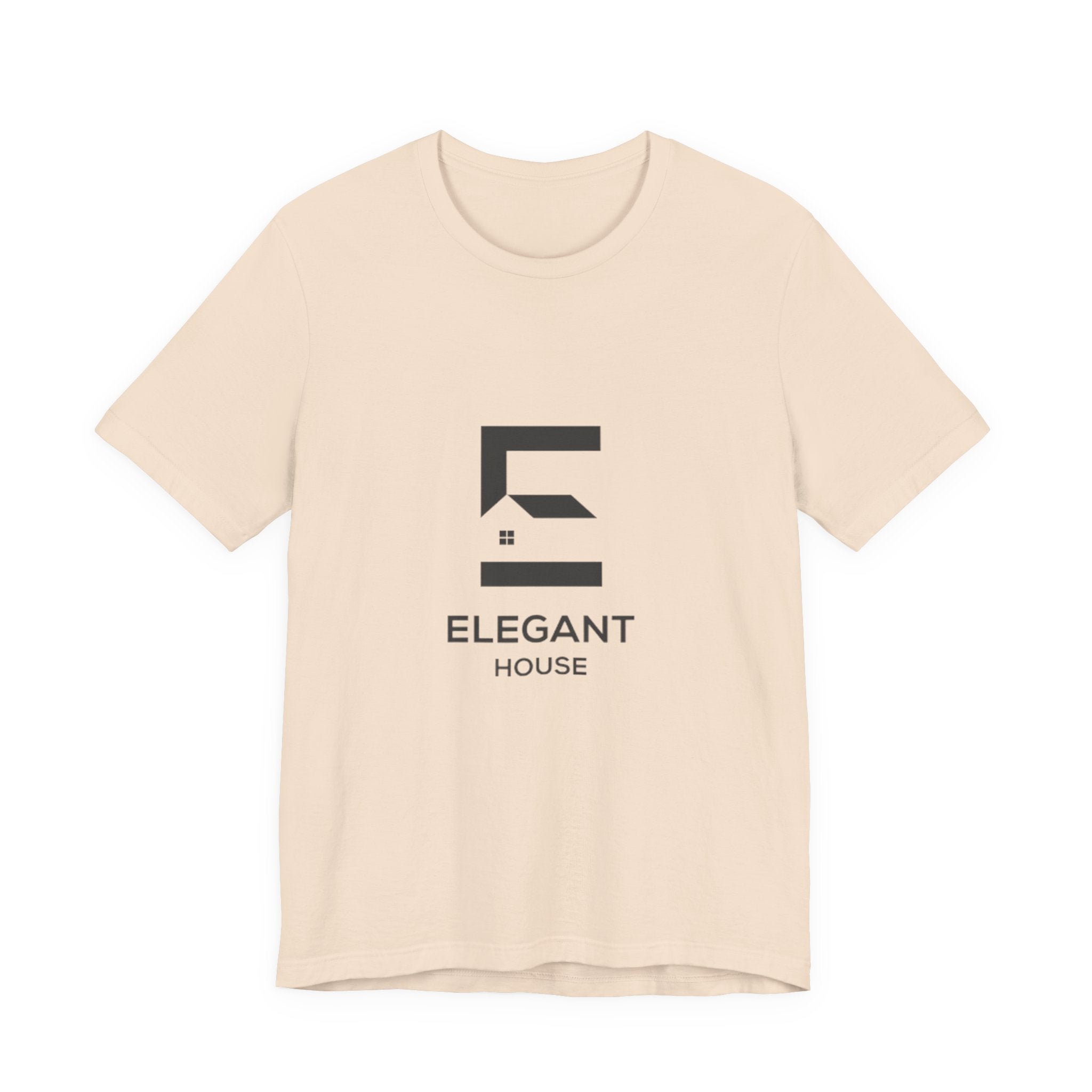 Elegant House Logo T-Shirt — Minimal Real Estate Branding Tee